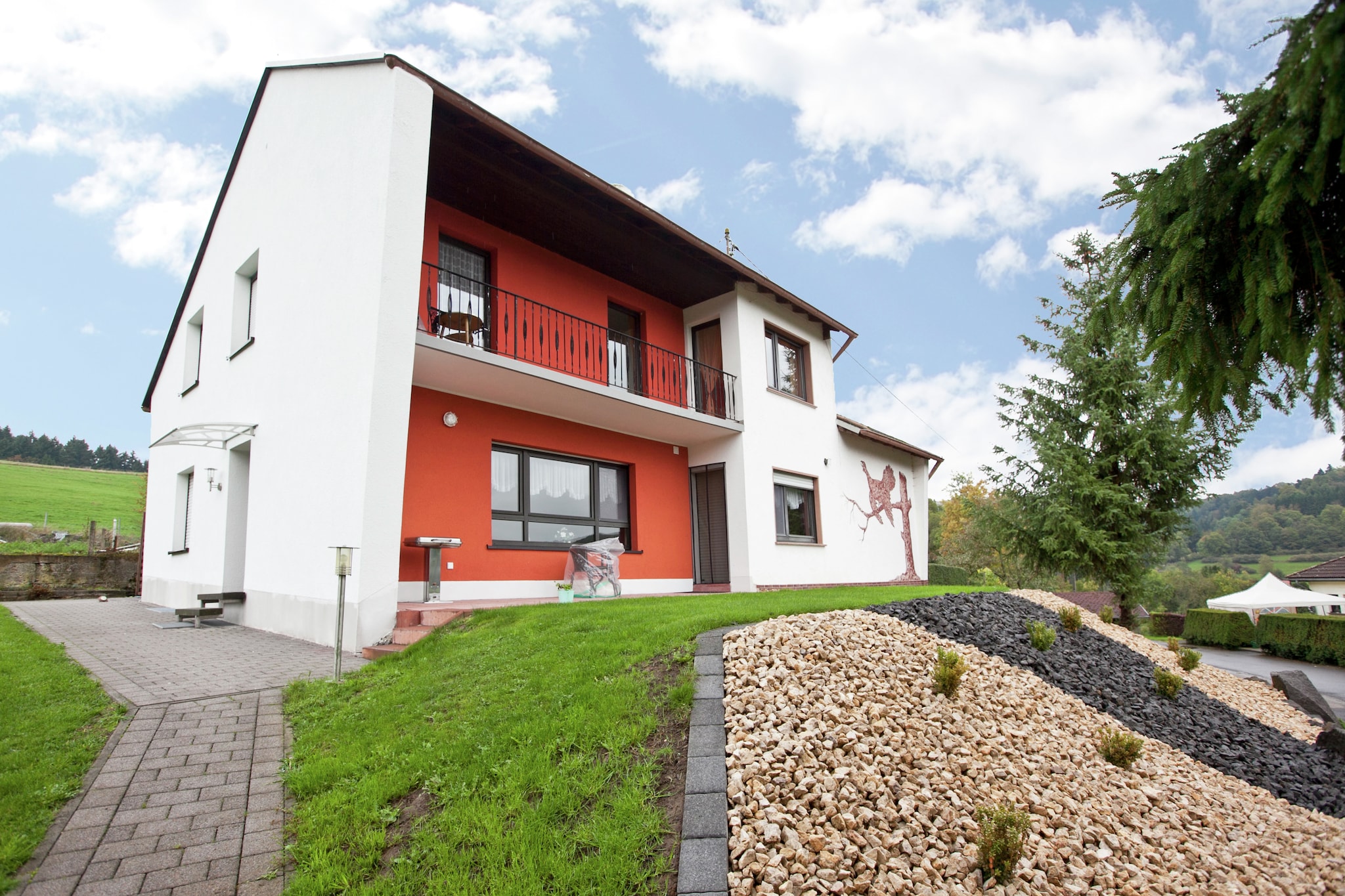Weitblick 1Etage - Buitenkant zomer