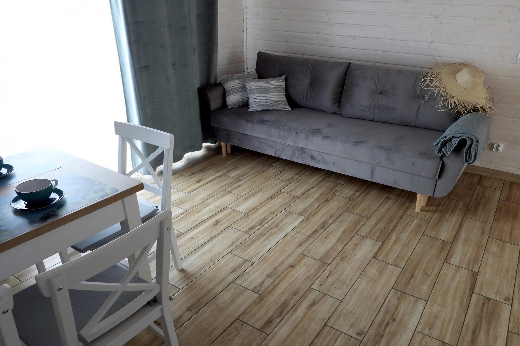 Pietrowe domy wakacyjne w Pobierowie dla max 2 osób - Living room