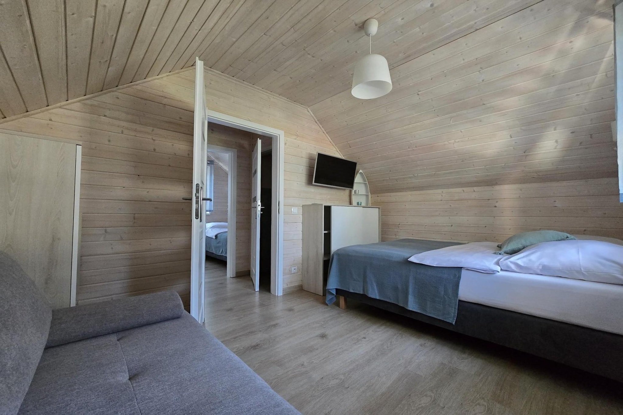 Pietrowe domy wakacyjne w Pobierowie dla max 2 osób - Bedroom