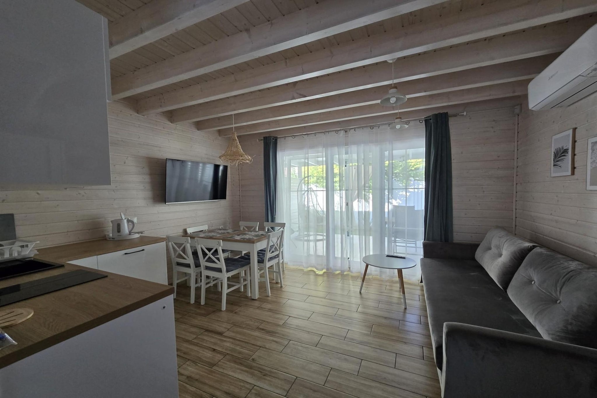 Pietrowe domy wakacyjne w Pobierowie dla max 2 osób - Living room