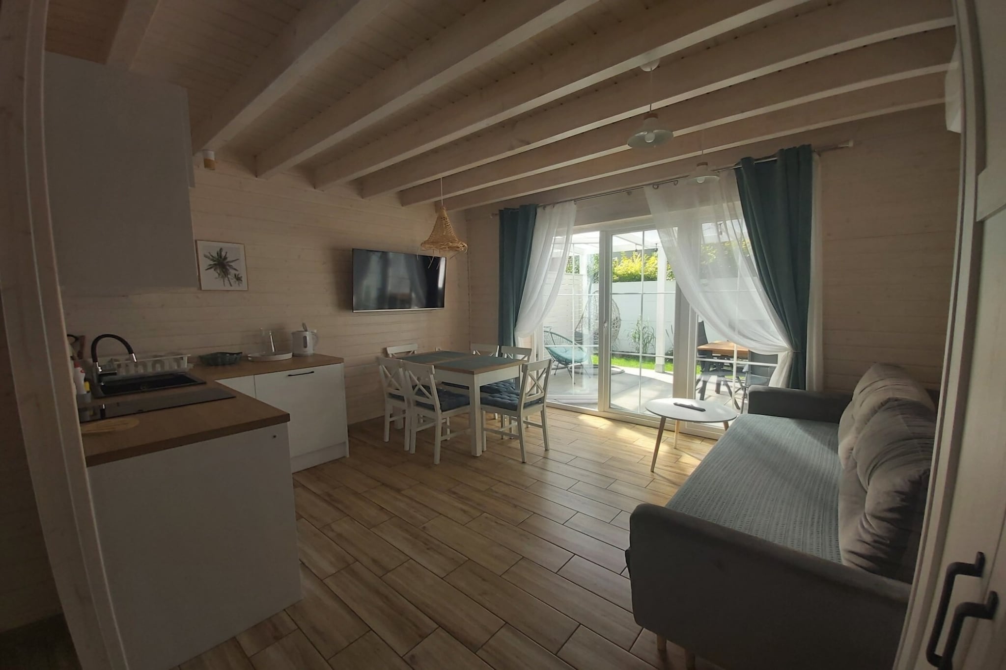 Pietrowe domy wakacyjne w Pobierowie dla max 4 os dorosłych  1 dziecka - Living room