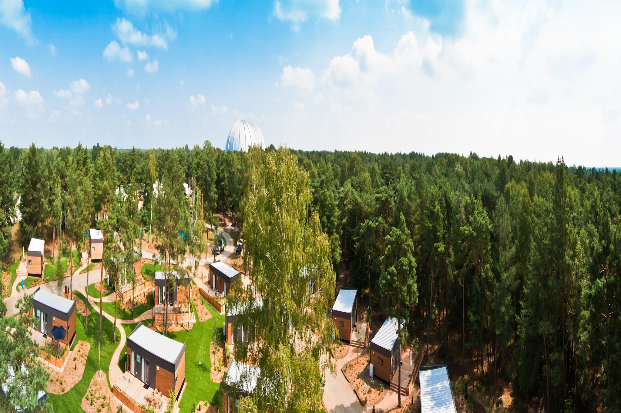 Woodland Home 4er - Buitenkant zomer