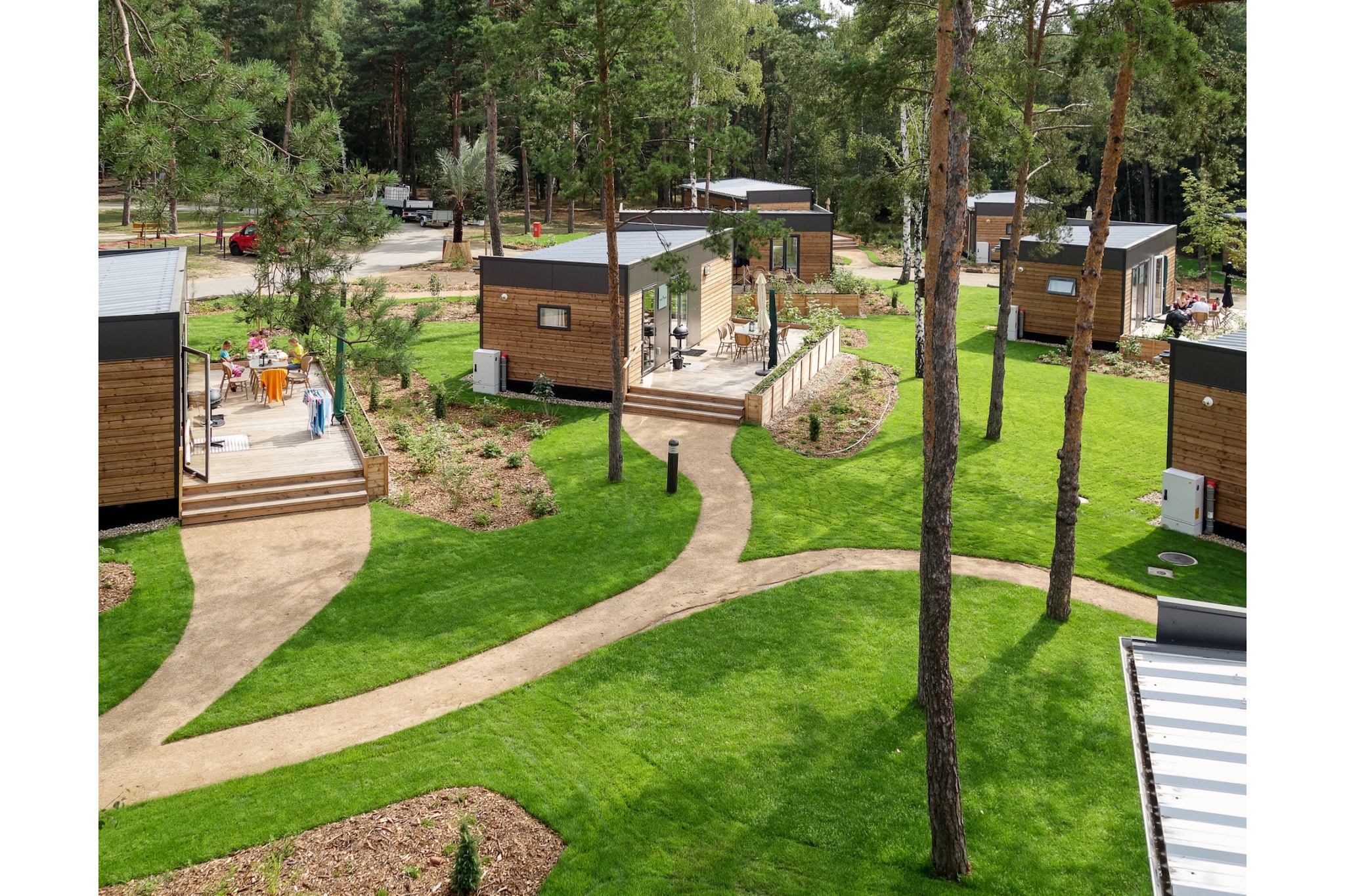 Woodland Home 4er - Buitenkant zomer