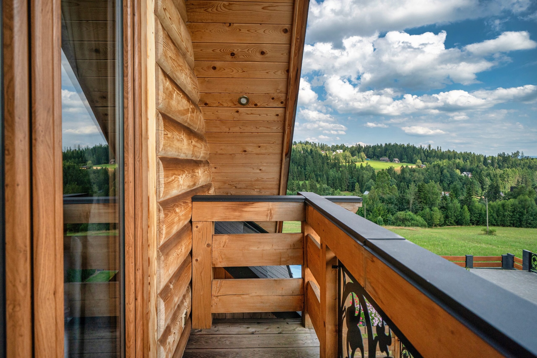 Dom wakacyjnyu dla max 6 osób Marfiana Góra - Terrace balcony
