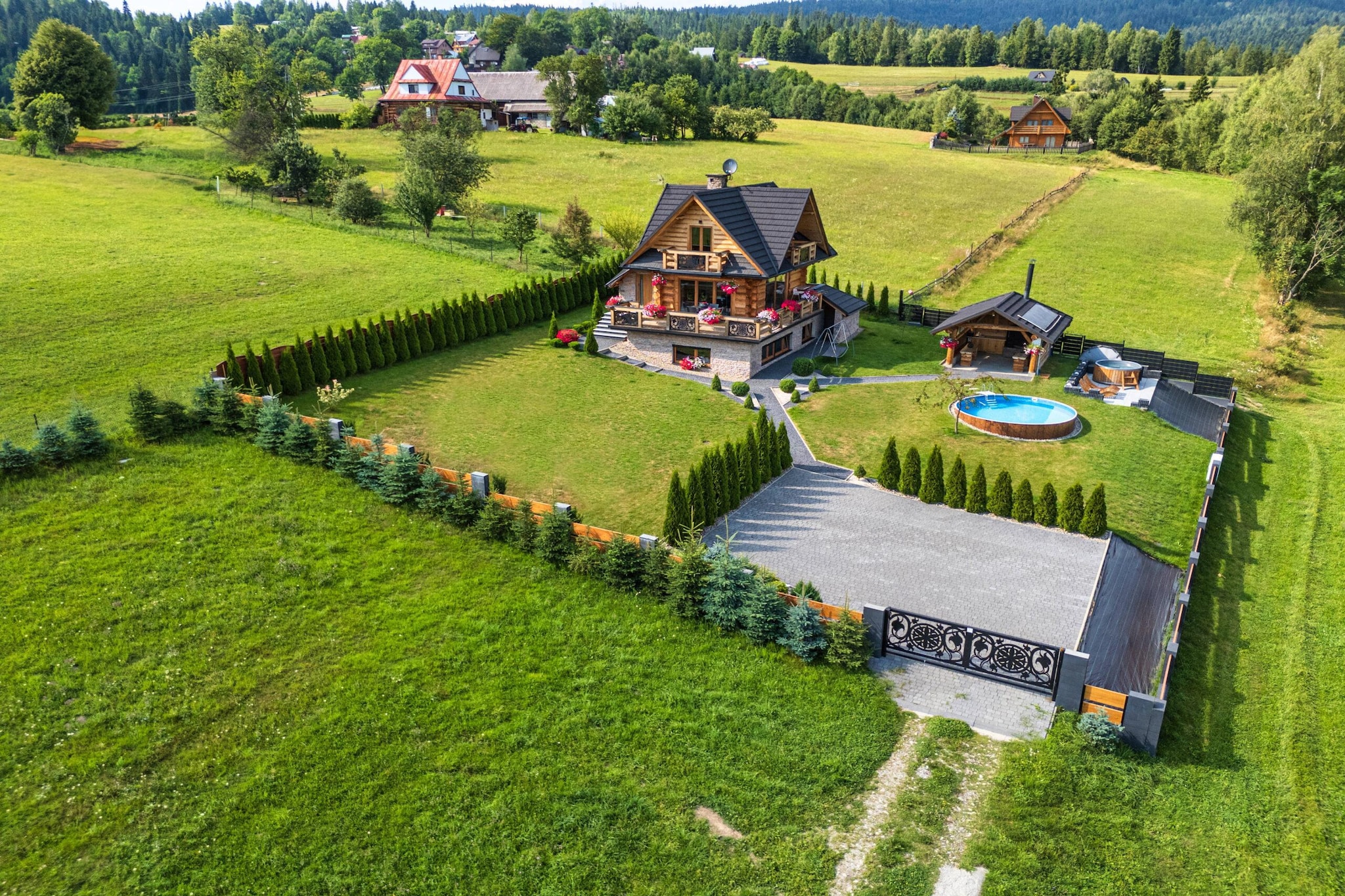 Dom wakacyjnyu dla max 6 osób Marfiana Góra - Exterior in summer