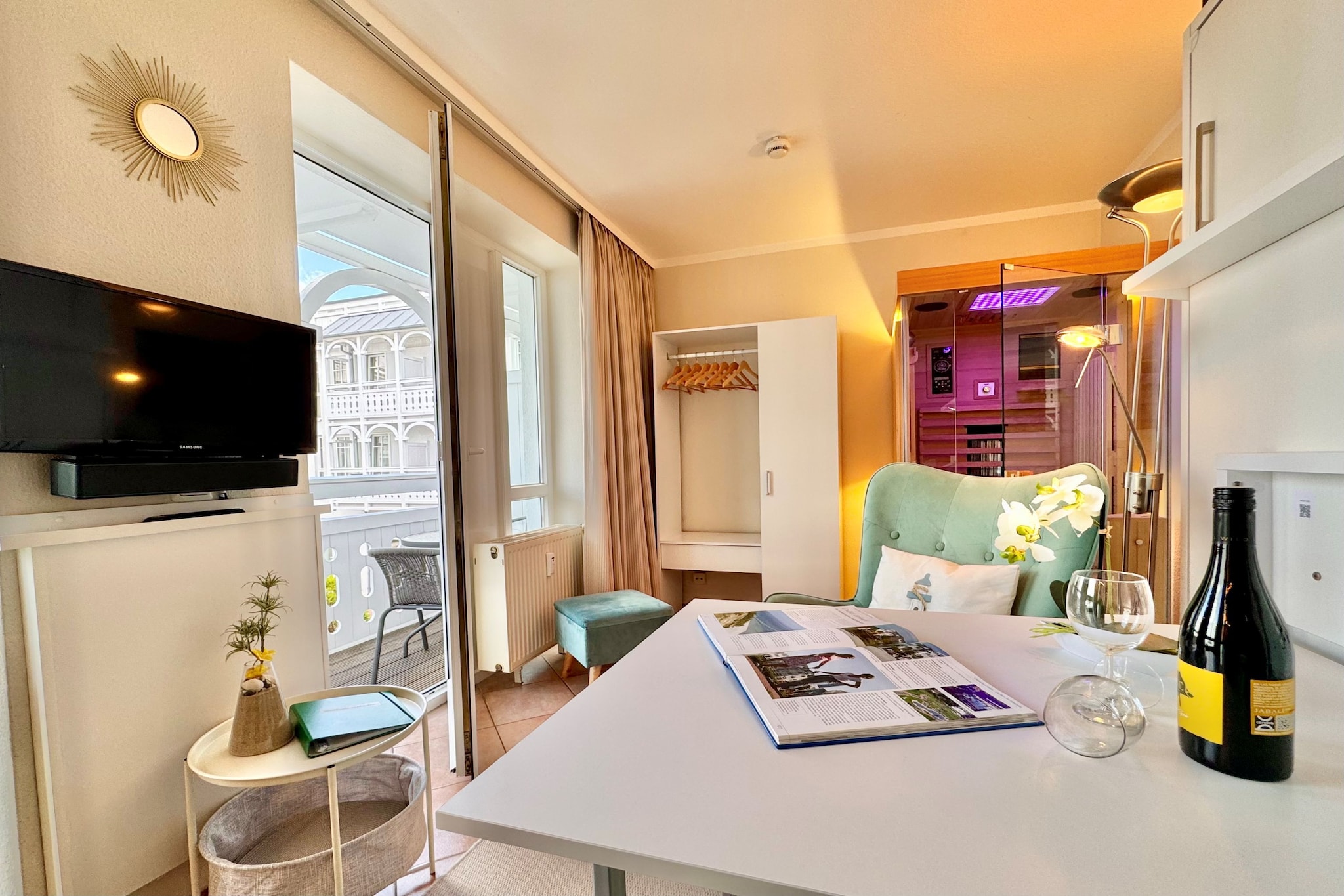Typ P - Studio Nr 611 im Seepark Sellin - Woonkamer