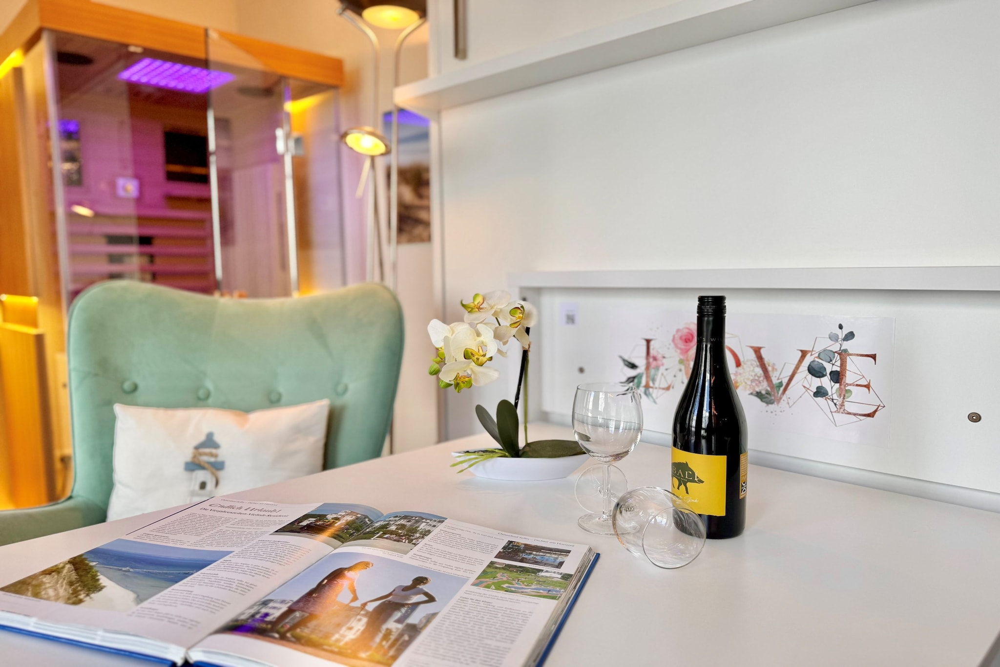 Typ P - Studio Nr 611 im Seepark Sellin - Woonkamer