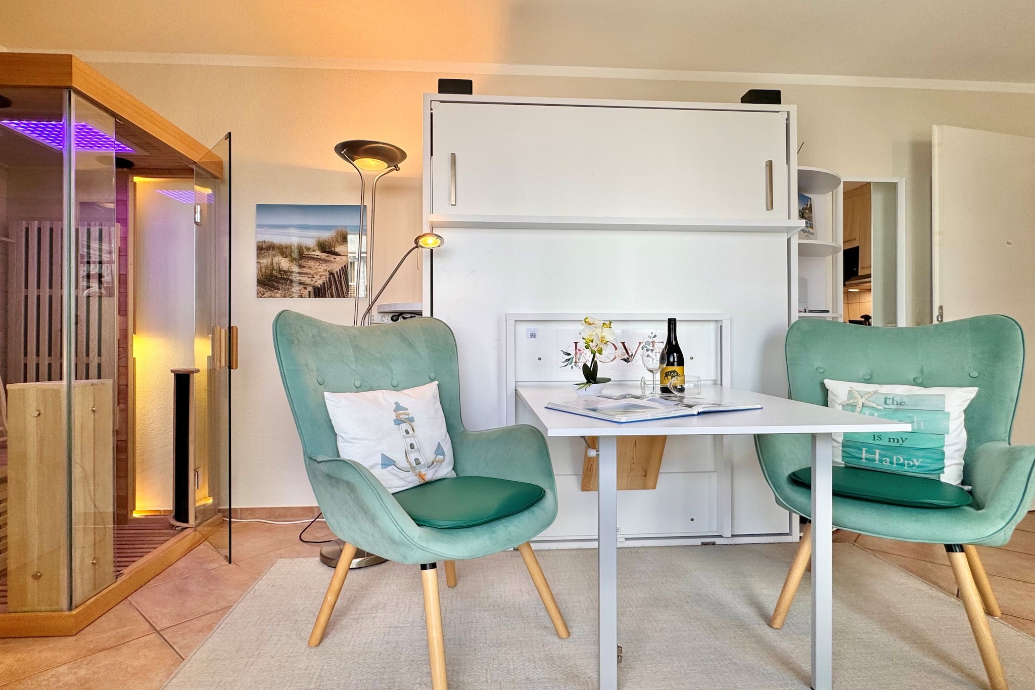 Typ P - Studio Nr 611 im Seepark Sellin - Woonkamer