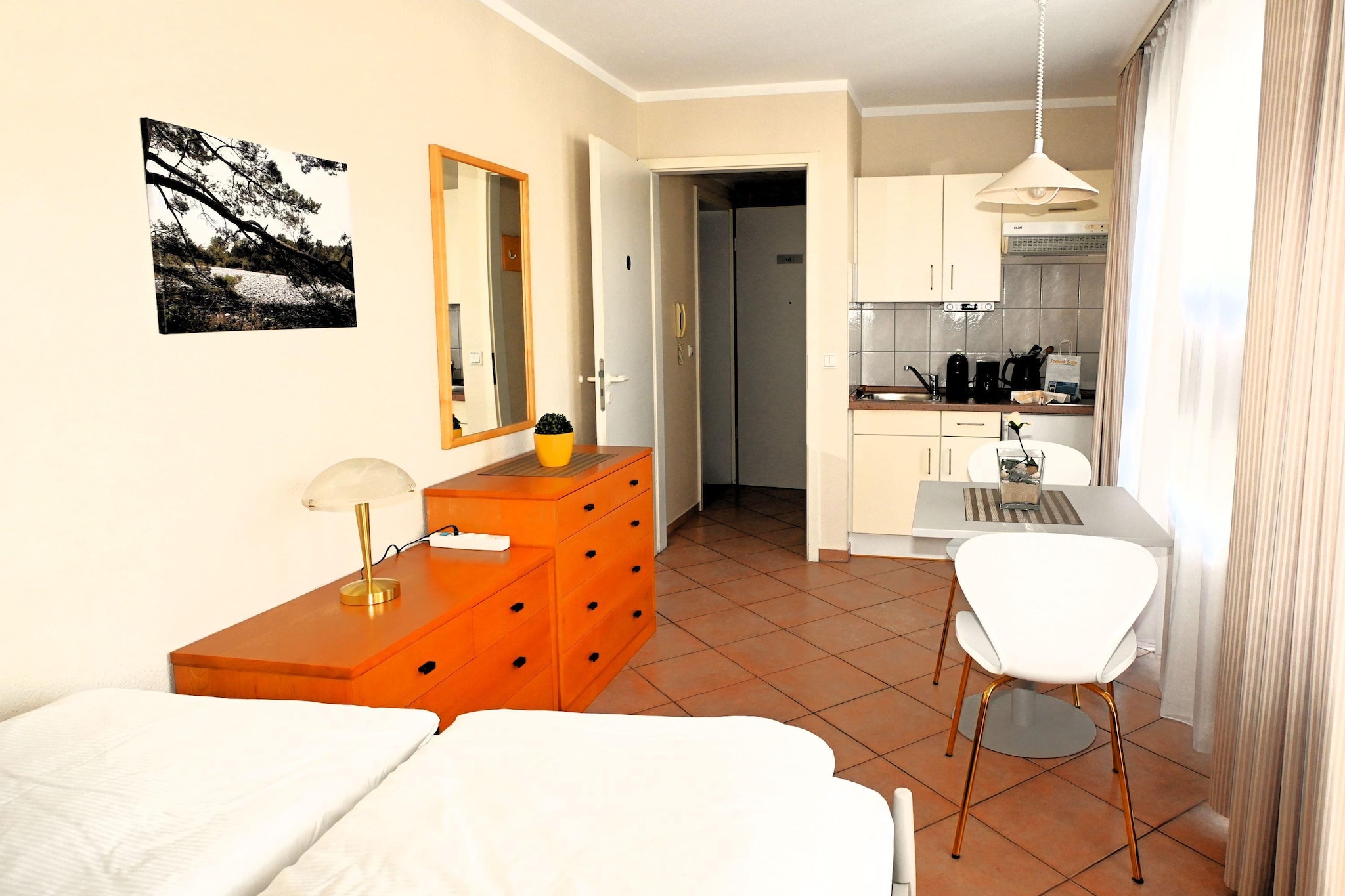 Typ P - Studio Nr 641 im Seepark Sellin - Woonkamer