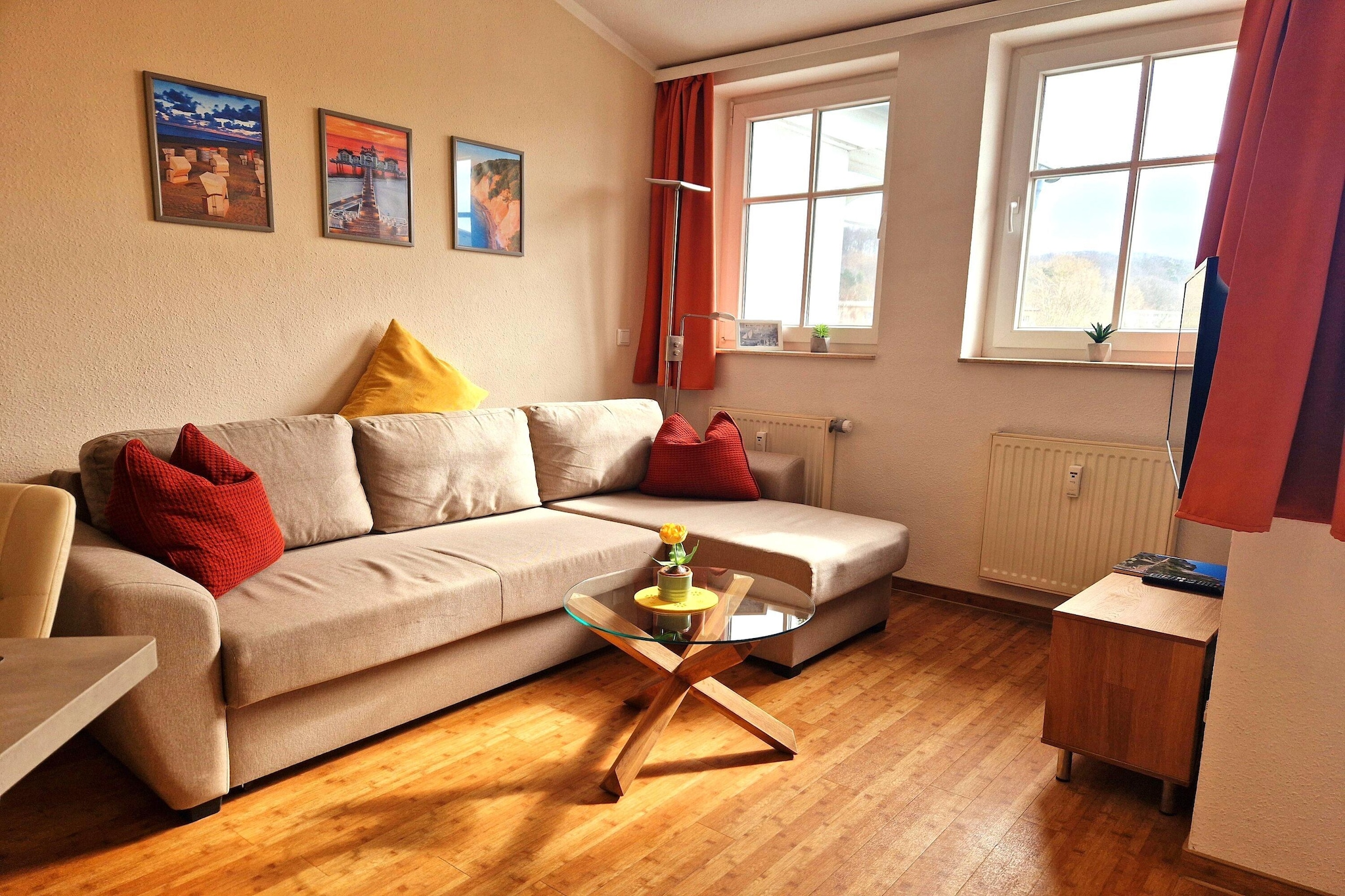 Typ P - Studio Nr 684 im Seepark Sellin - Woonkamer