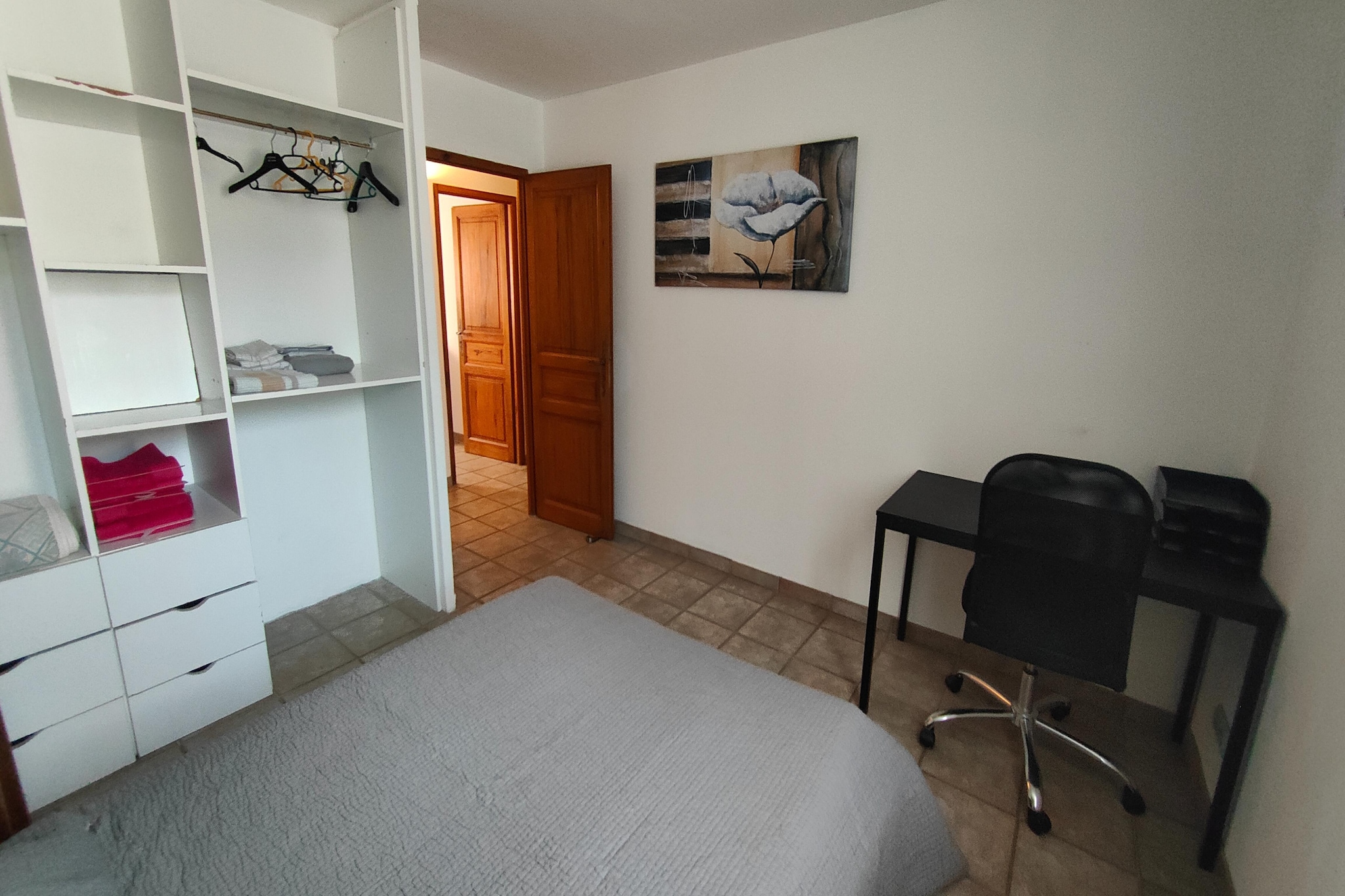 Jolie maison de vacances avec piscine - Chambre