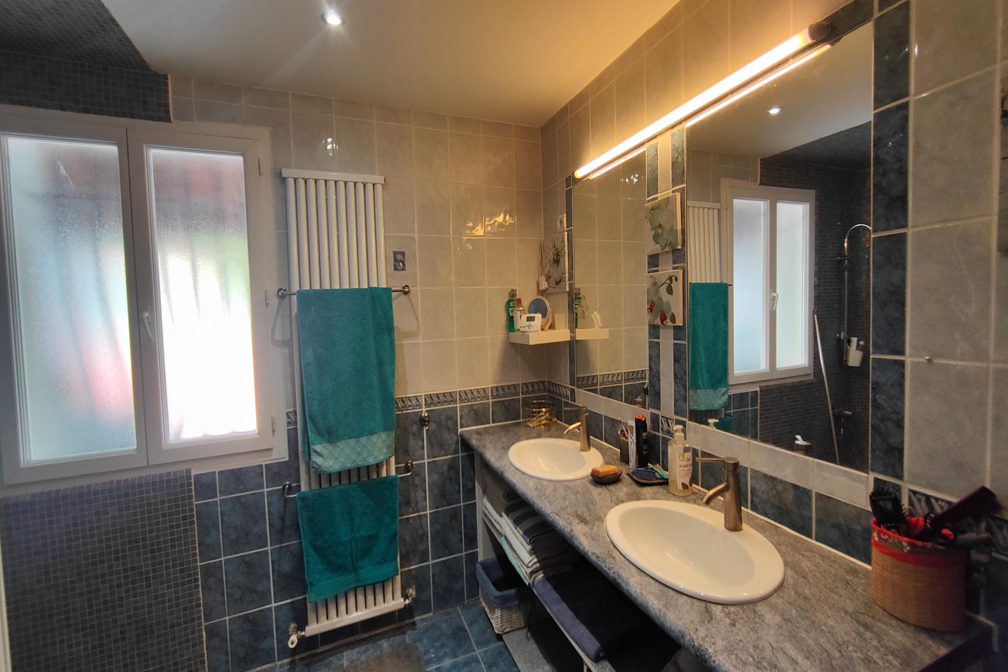 Jolie maison de vacances avec piscine - Salle de bain