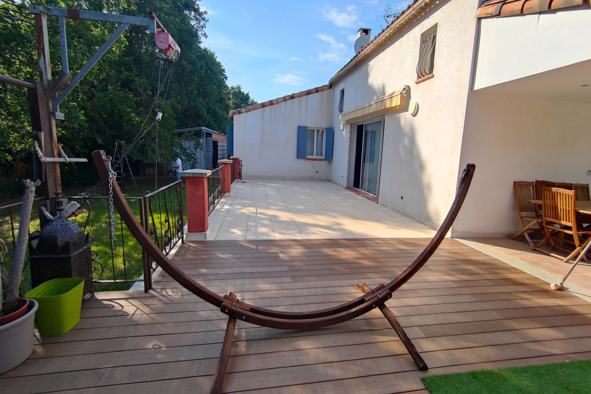 Jolie maison de vacances avec piscine - Terrasse