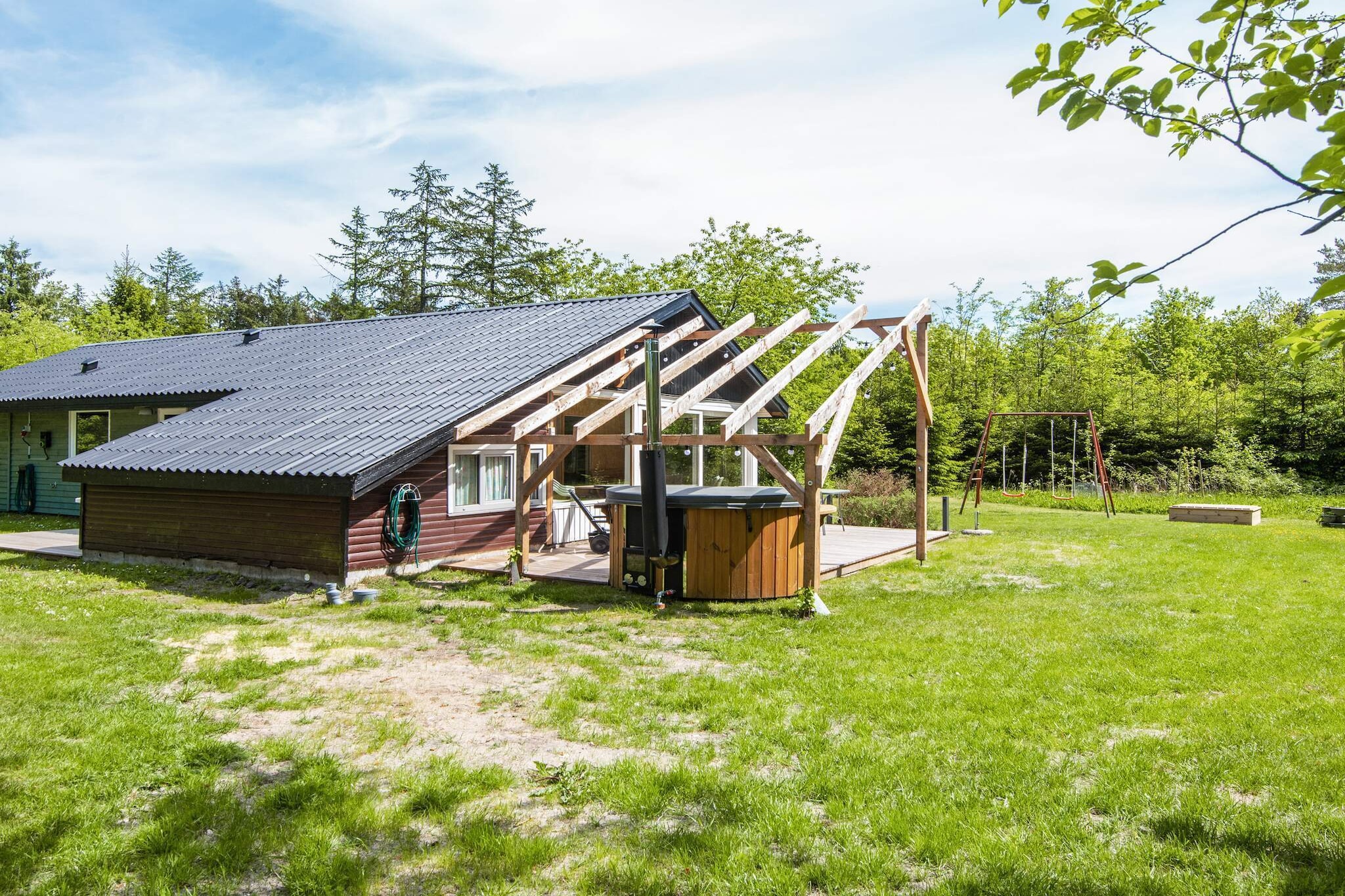 5 sterren vakantie huis in Bording - Buitenlucht