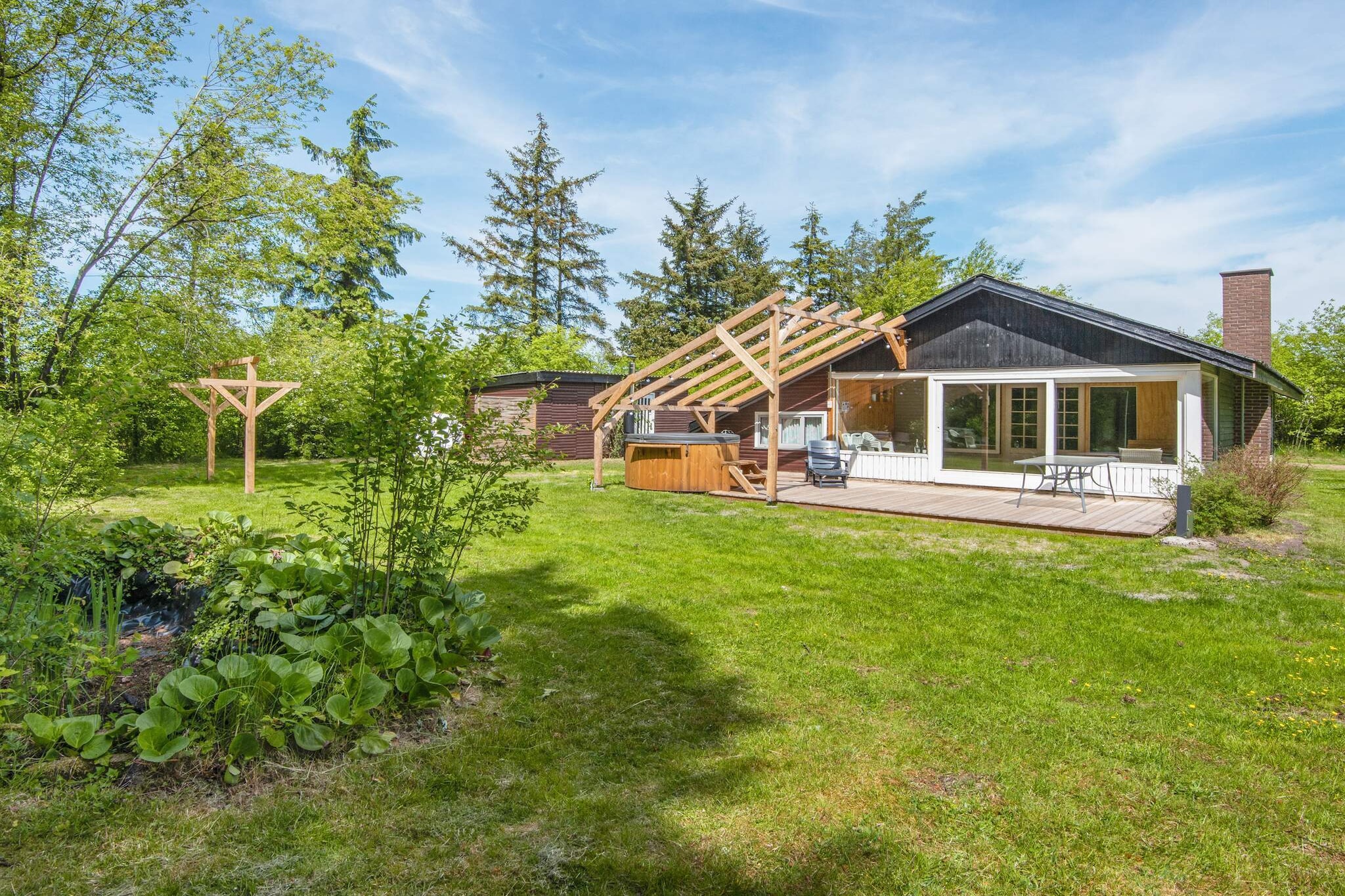 5 sterren vakantie huis in Bording - Buitenlucht