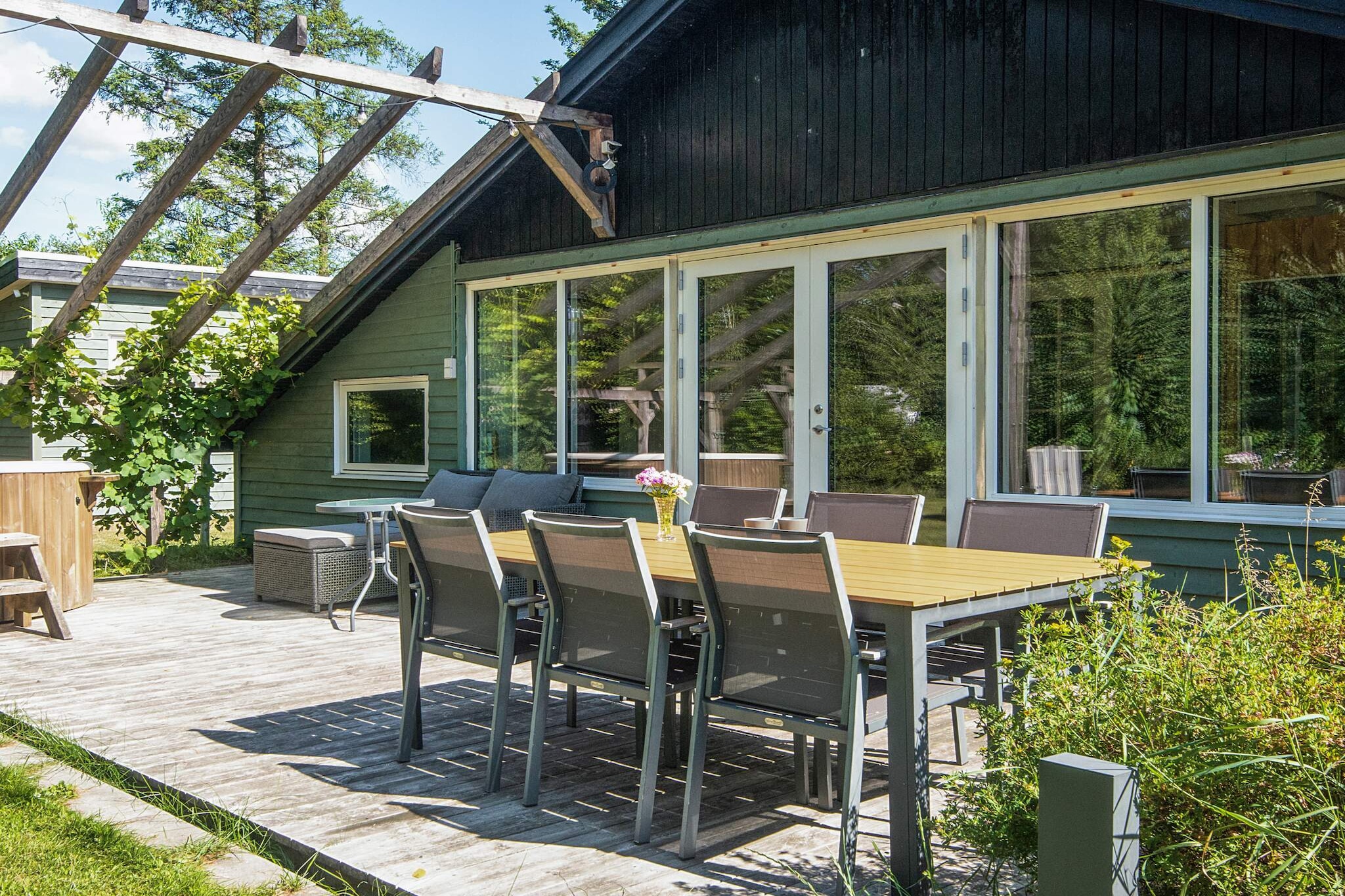5 sterren vakantie huis in Bording - Uitzicht