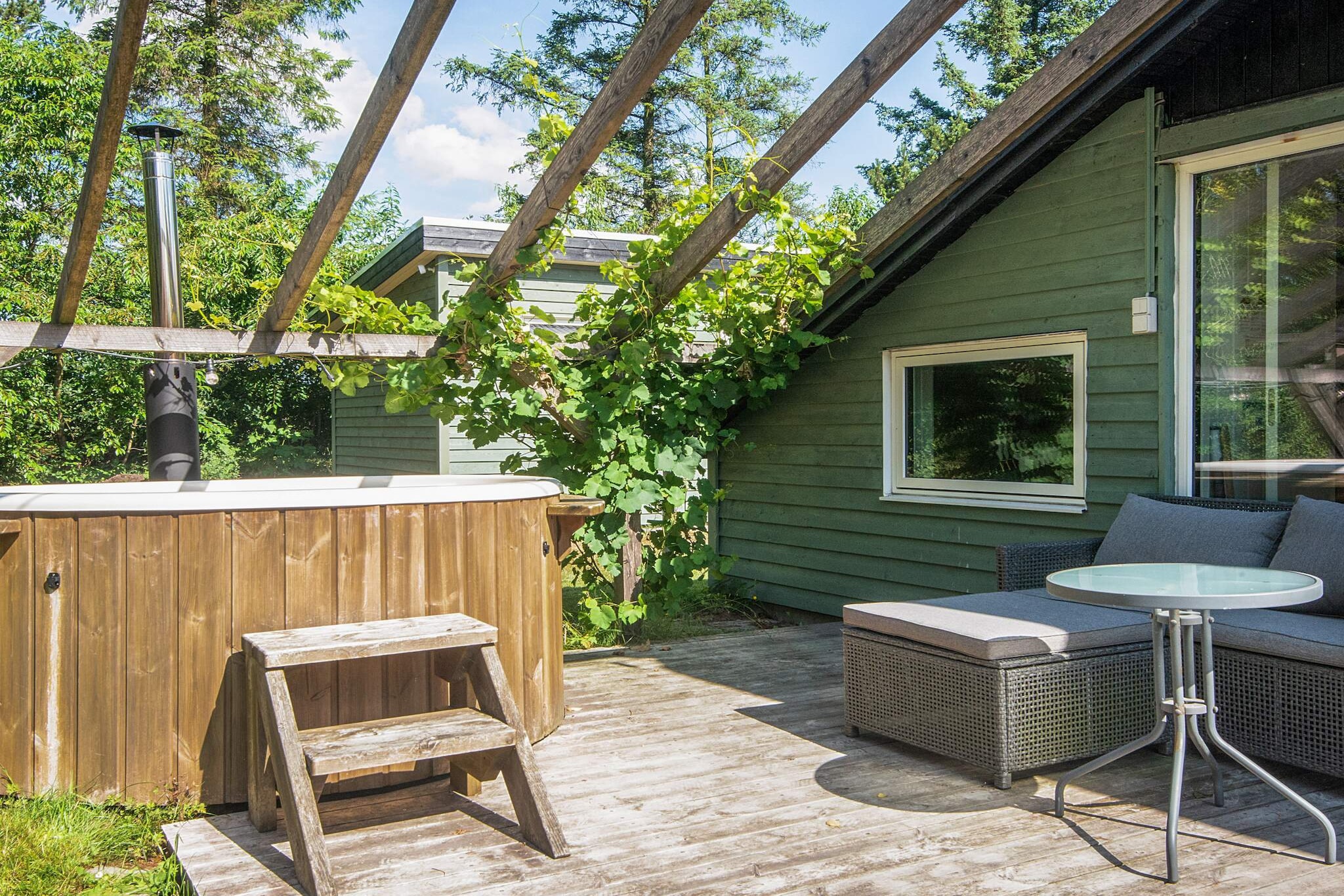 5 sterren vakantie huis in Bording - Uitzicht