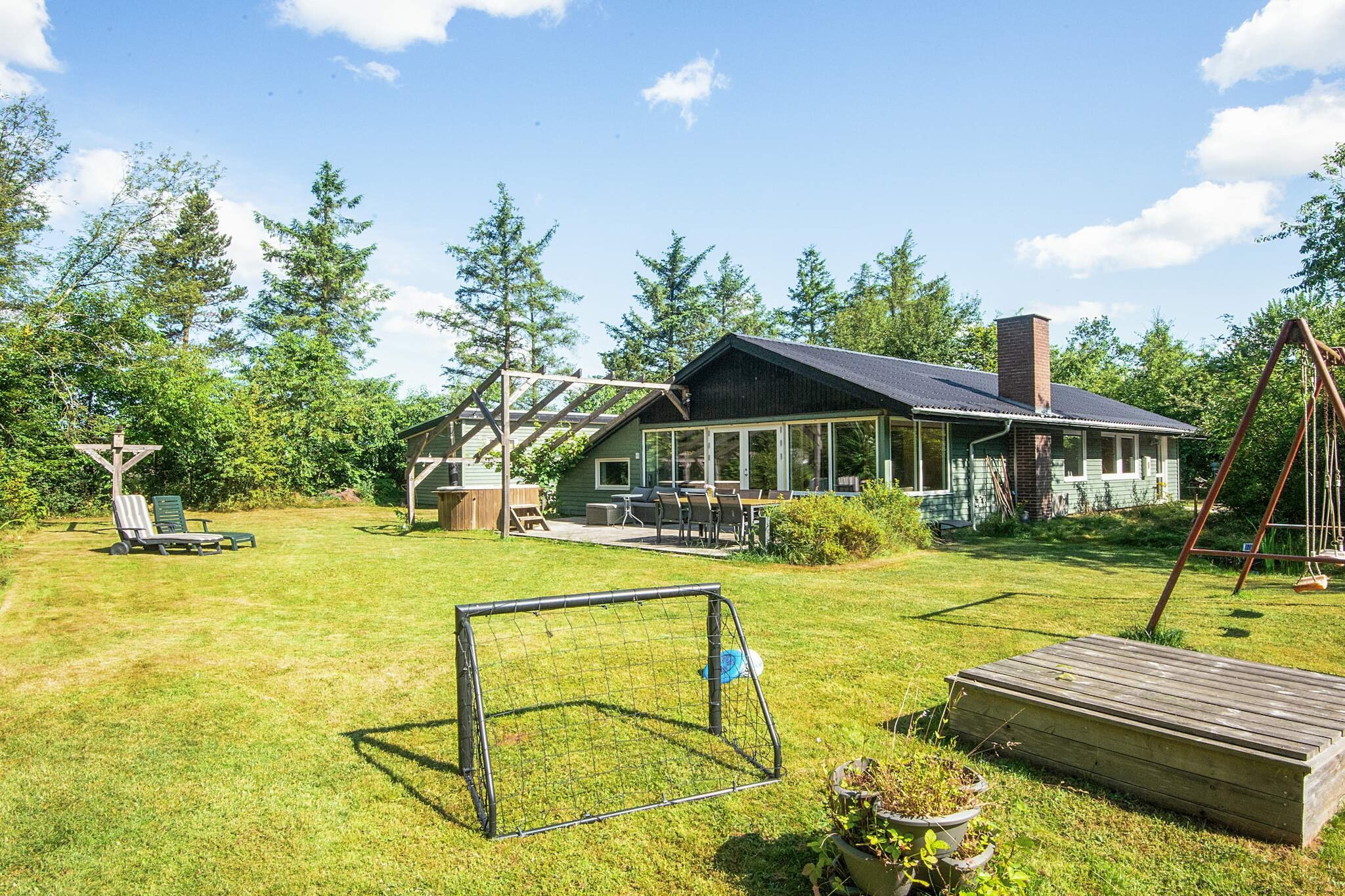 5 sterren vakantie huis in Bording - Uitzicht