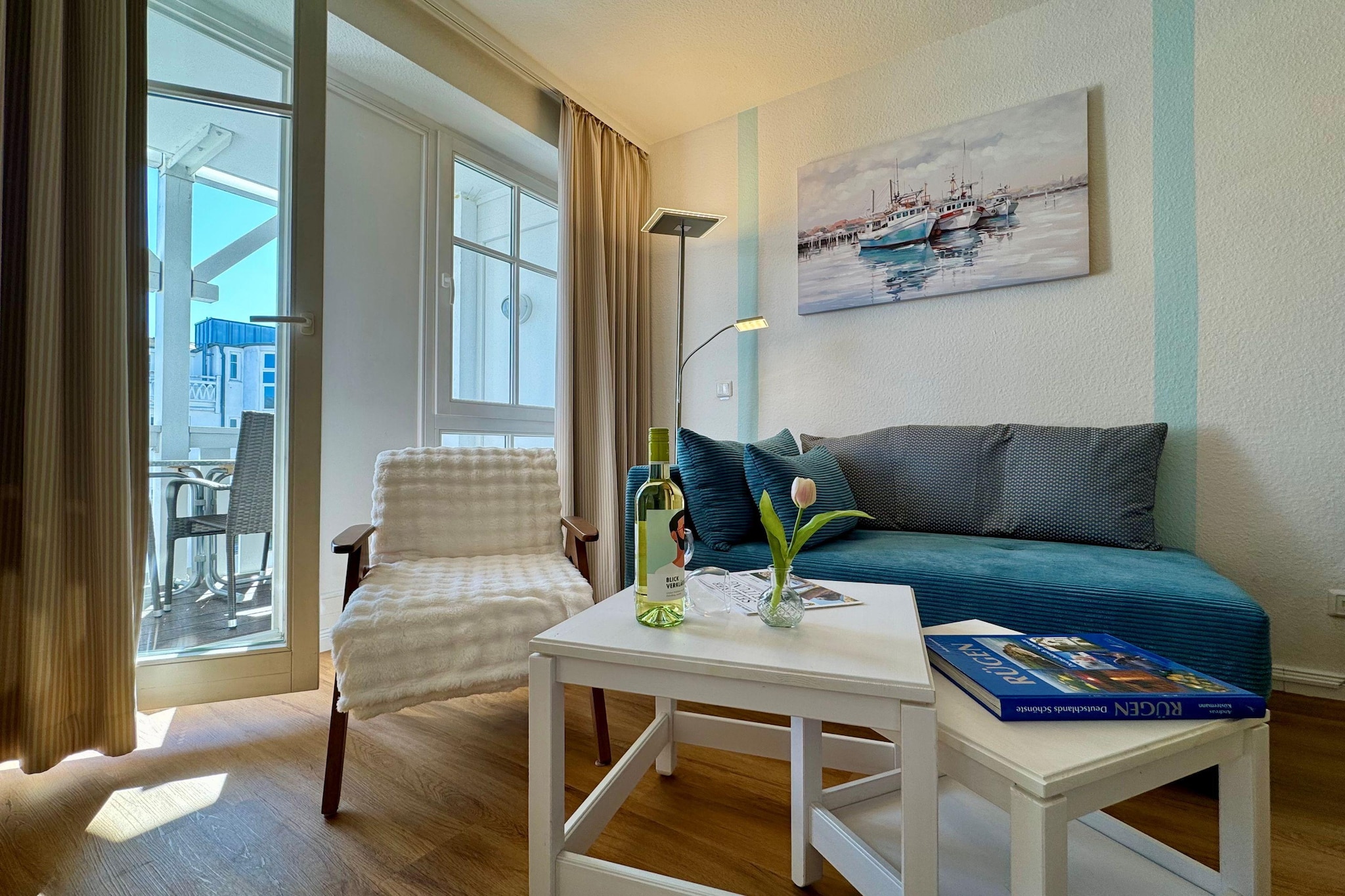 Typ L - Fewo Nr 348 im Seepark Sellin - Woonkamer