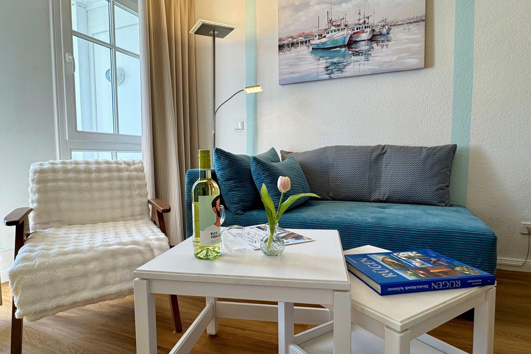 Typ L - Fewo Nr 348 im Seepark Sellin - Woonkamer
