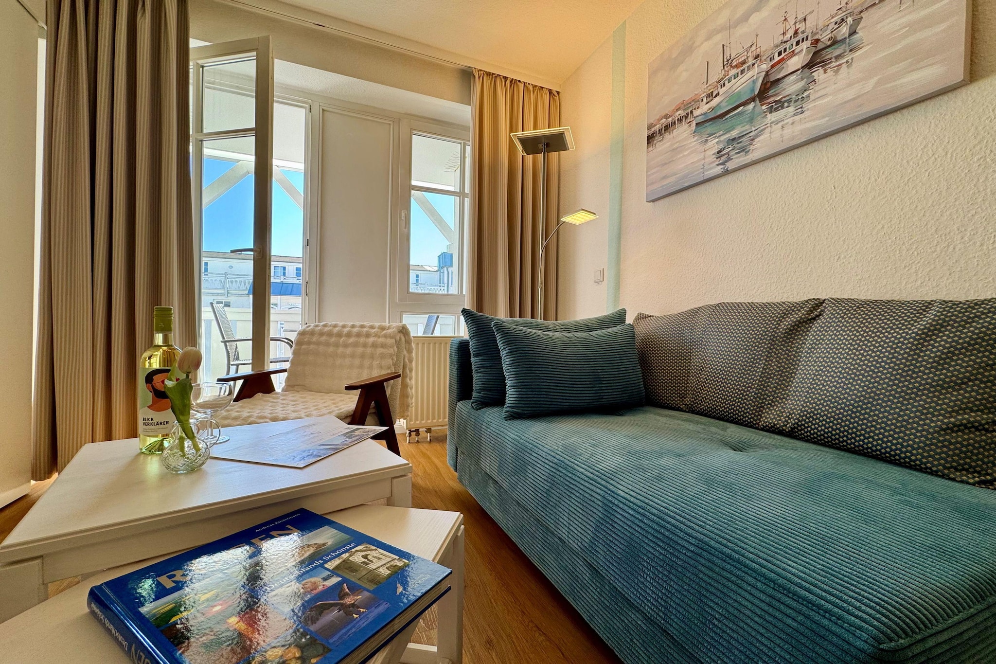 Typ L - Fewo Nr 348 im Seepark Sellin - Woonkamer
