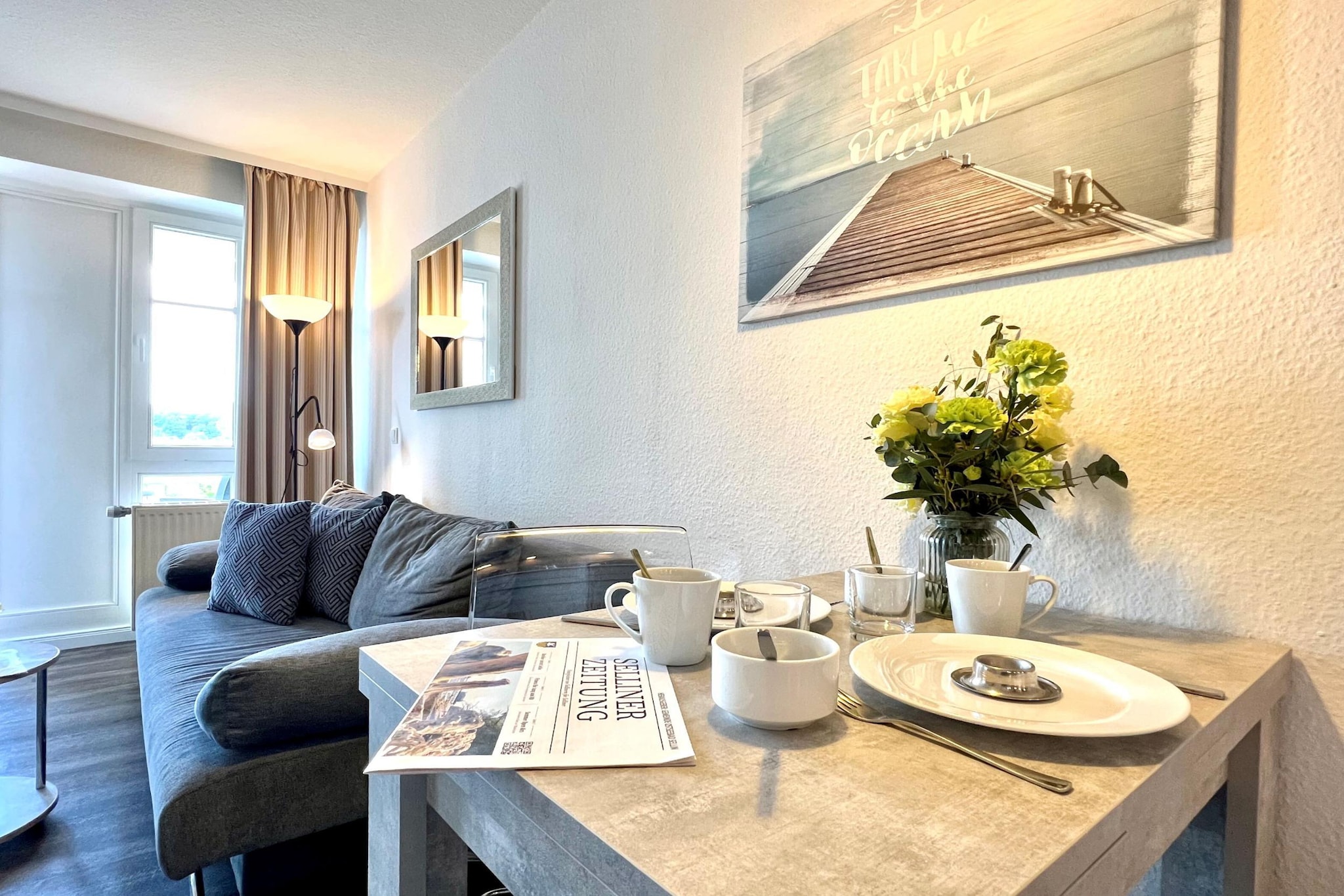 Typ L - Fewo Nr 368 im Seepark Sellin - Woonkamer