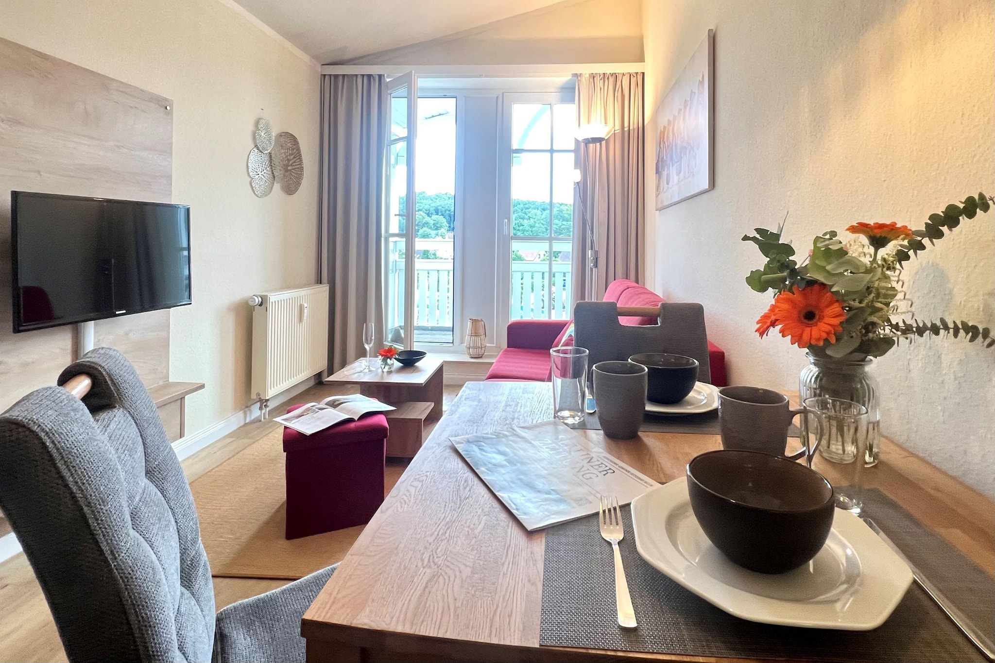 Typ L - Fewo Nr 470 im Seepark Sellin - Wohnzimmer