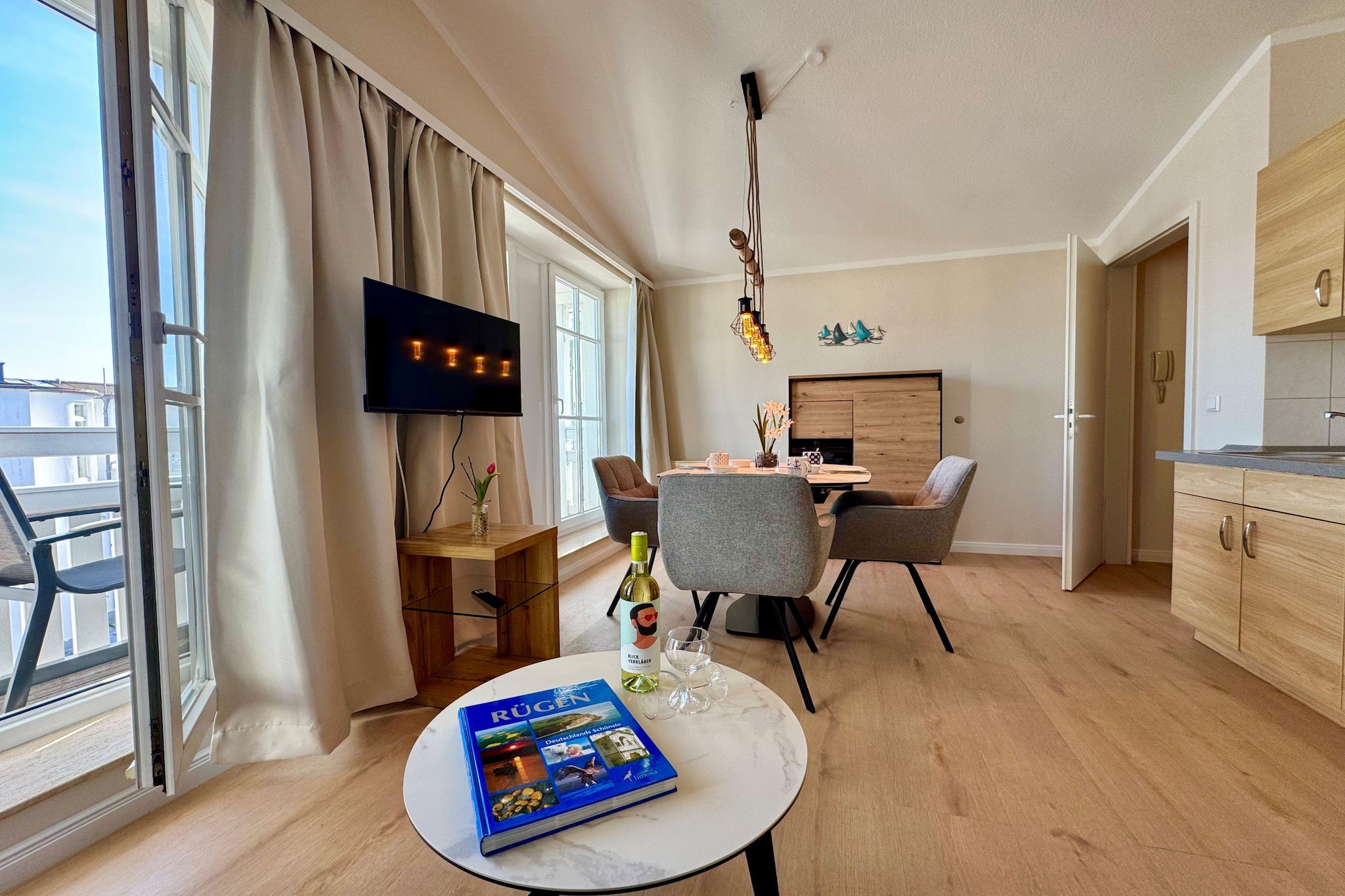 Typ L - Fewo Nr 471 im Seepark Sellin - Wohnzimmer