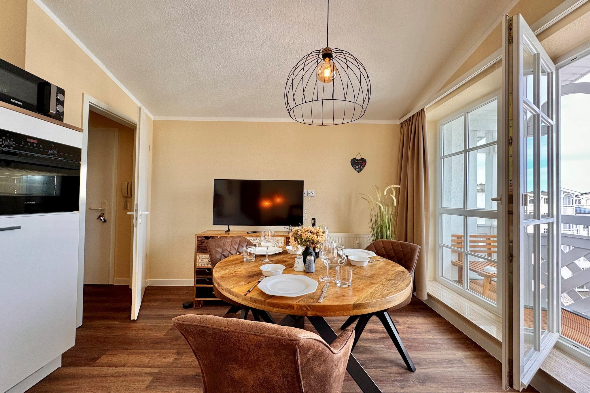Typ L - Fewo Nr 520 im Seepark Sellin - Woonkamer