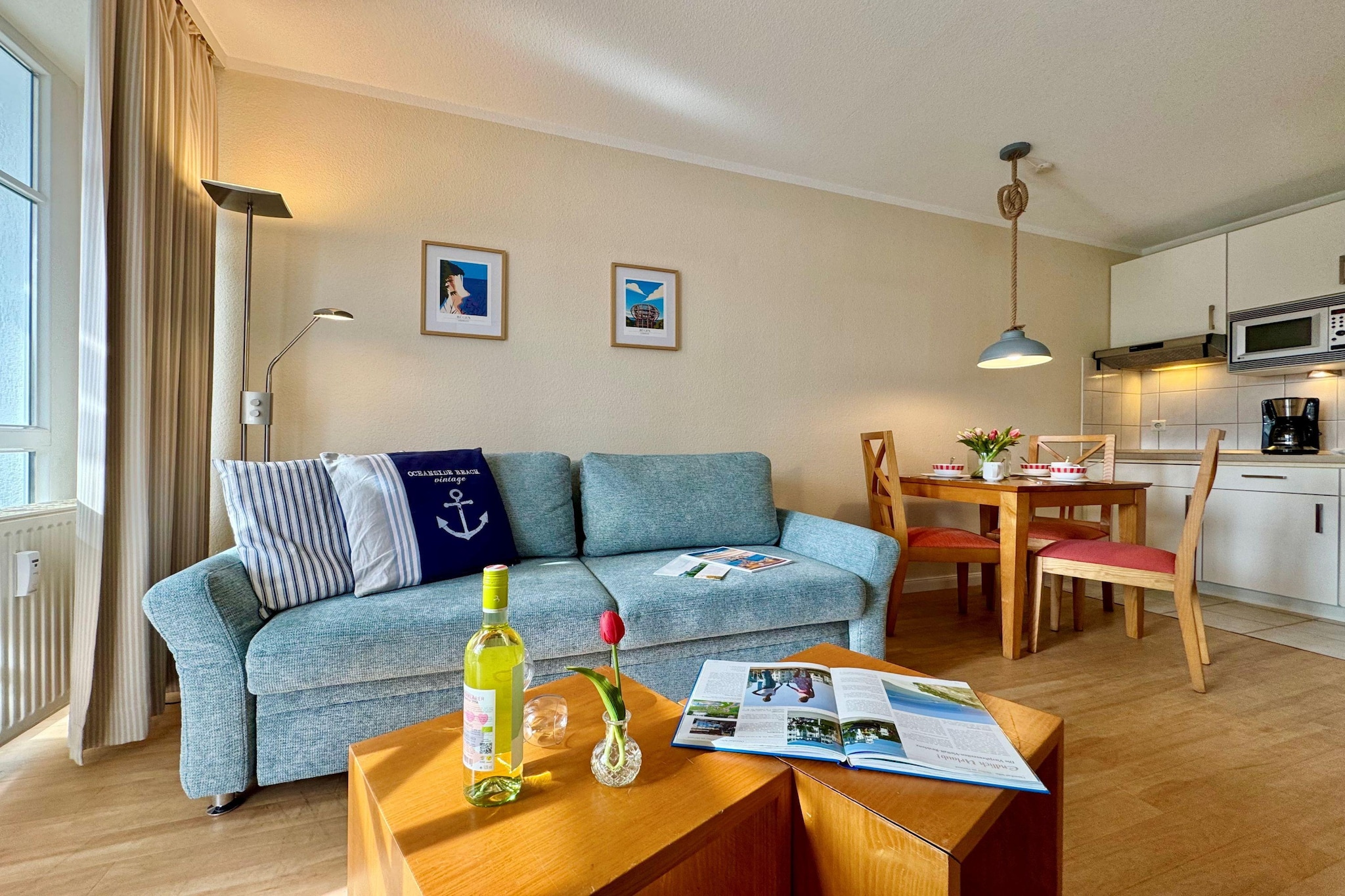 Typ L - Fewo Nr 608 im Seepark Sellin - Woonkamer
