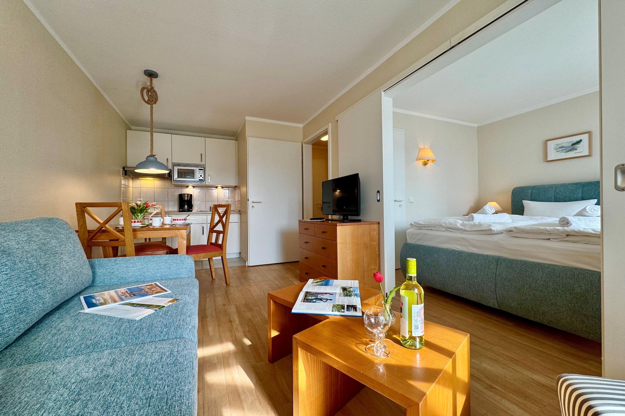 Typ L - Fewo Nr 608 im Seepark Sellin - Woonkamer