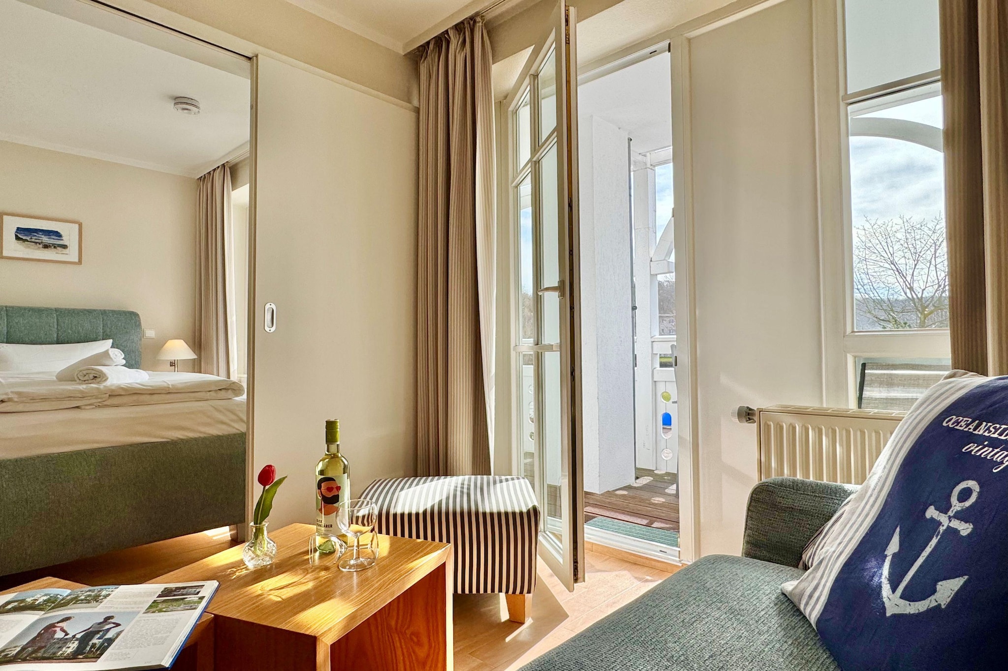 Typ L - Fewo Nr 608 im Seepark Sellin - Woonkamer