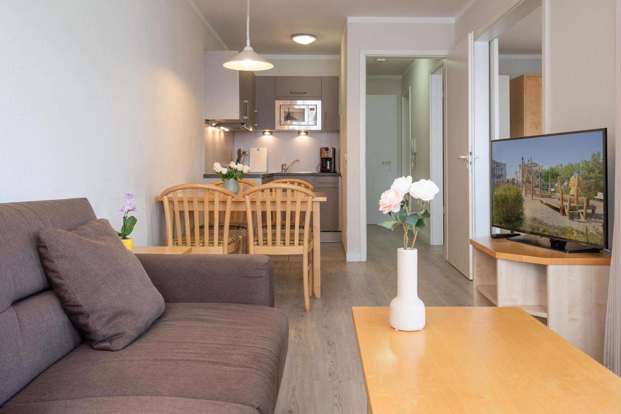 Typ L - Fewo Nr 612 im Seepark Sellin - Woonkamer