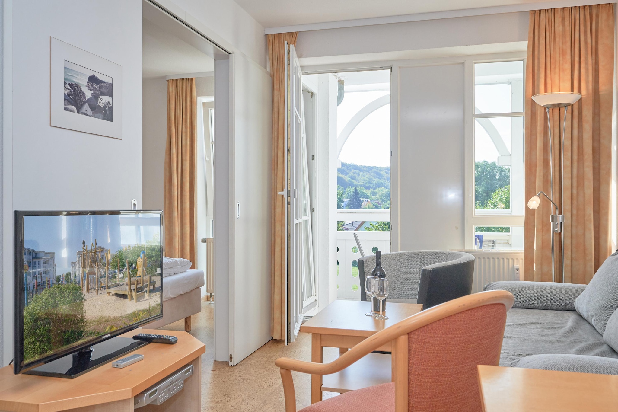 Typ L - Fewo Nr 647 im Seepark Sellin - Woonkamer