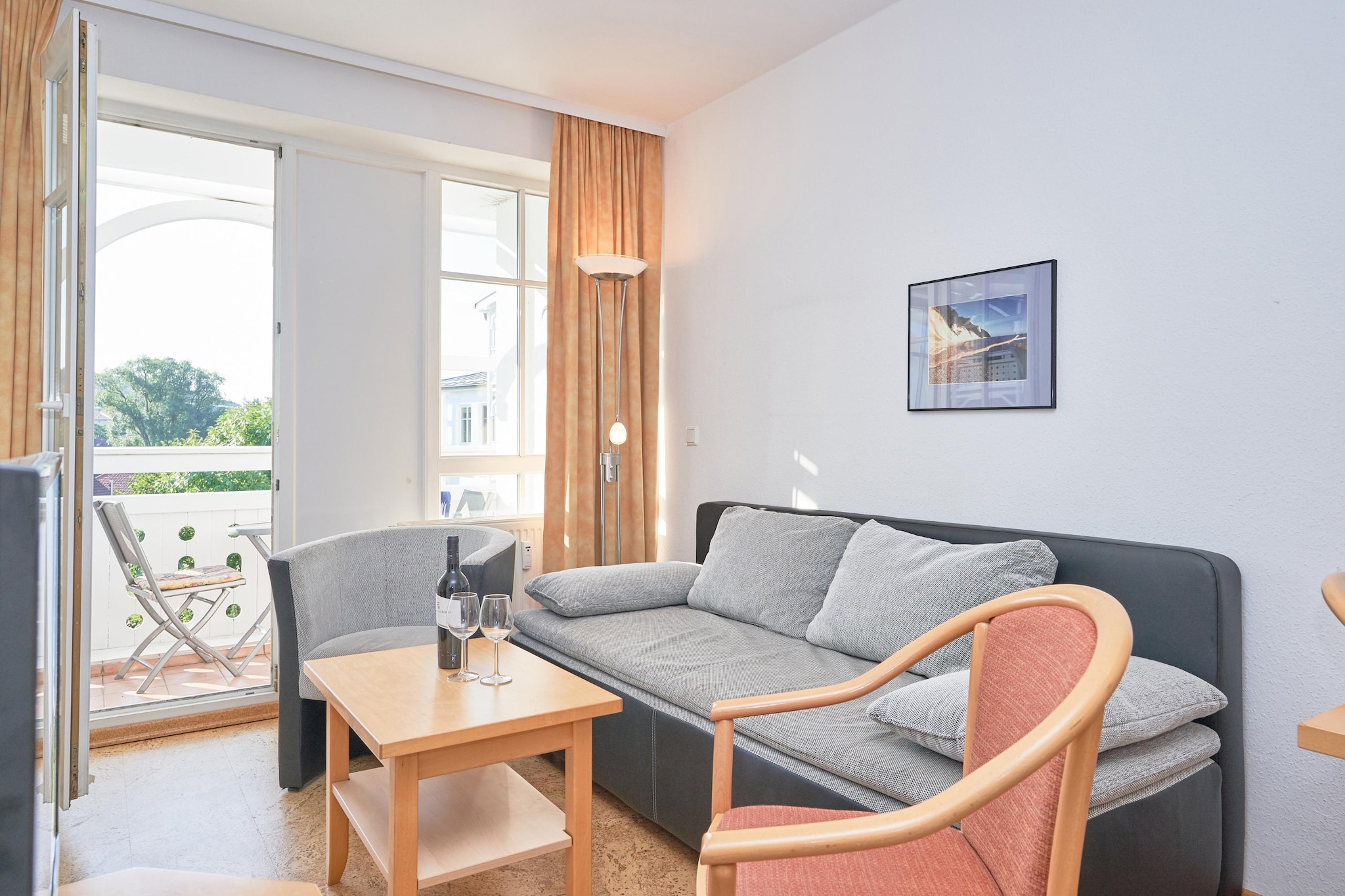 Typ L - Fewo Nr 647 im Seepark Sellin - Woonkamer