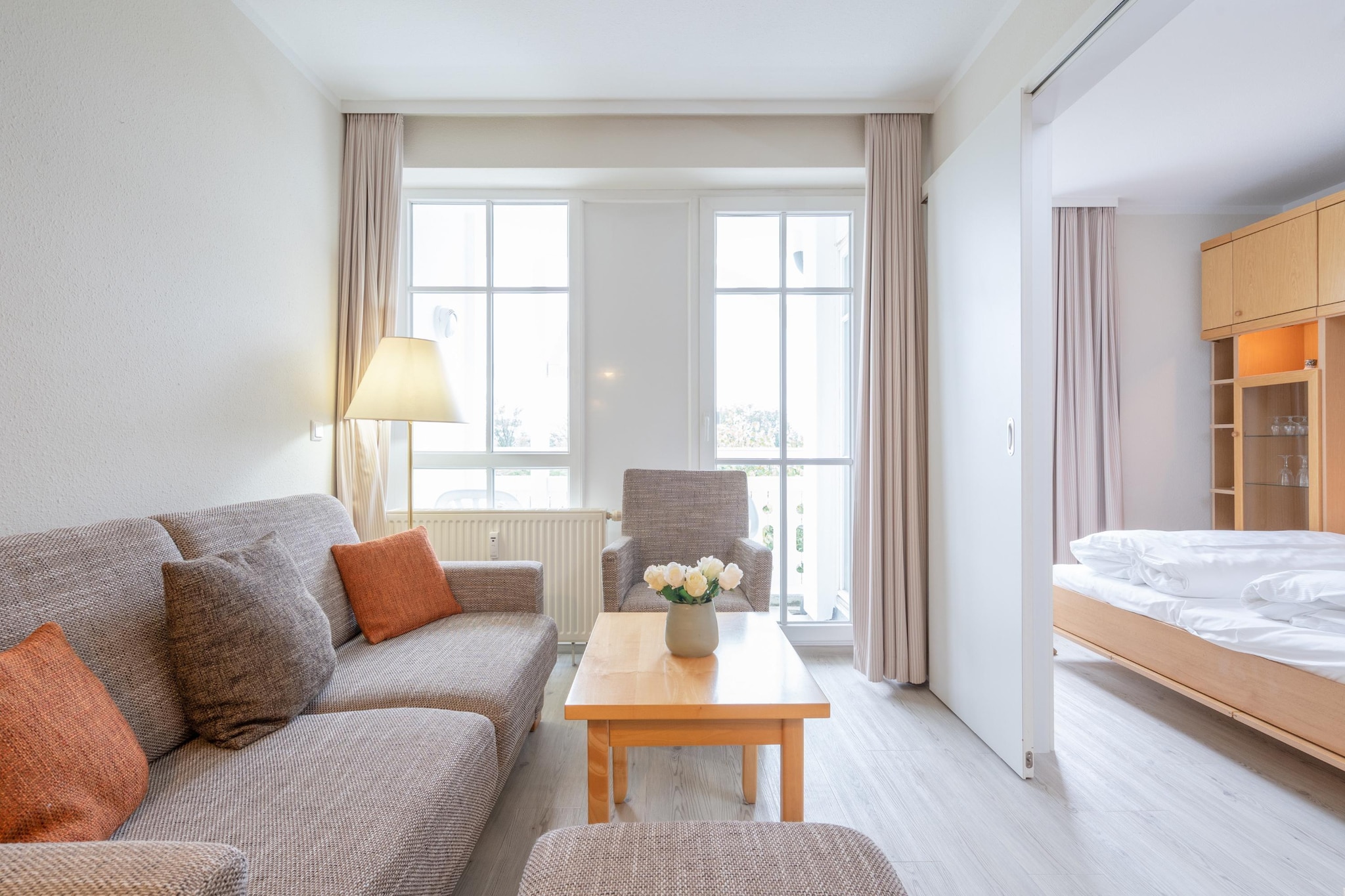 Typ L - Fewo Nr 660 im Seepark Sellin - Woonkamer