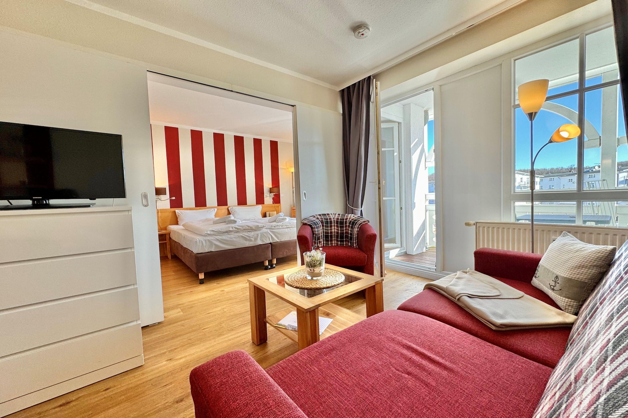 Typ L - Fewo Nr 677 im Seepark Sellin - Woonkamer