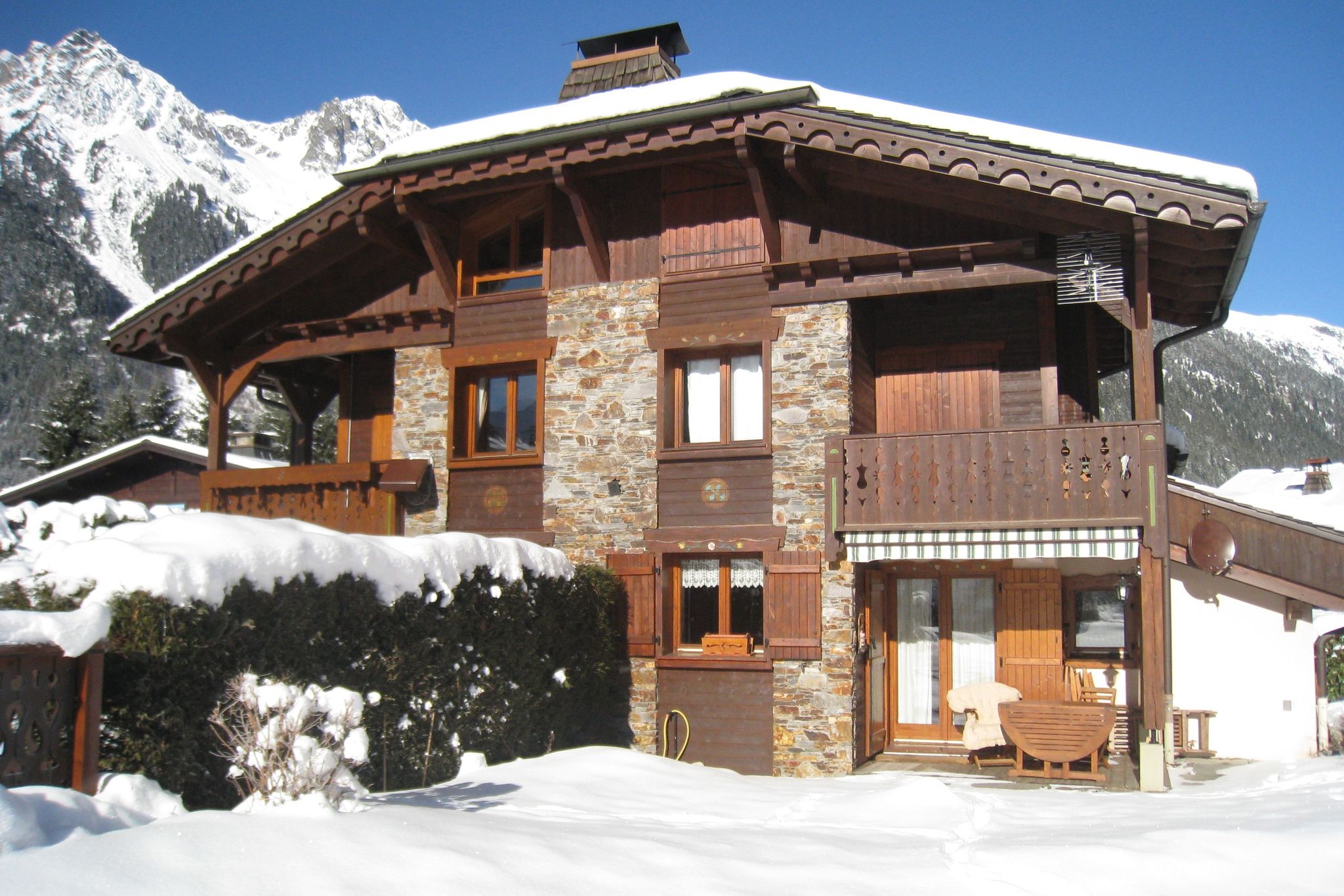 Appartement en bois, près du domaine skiable de Chamonix