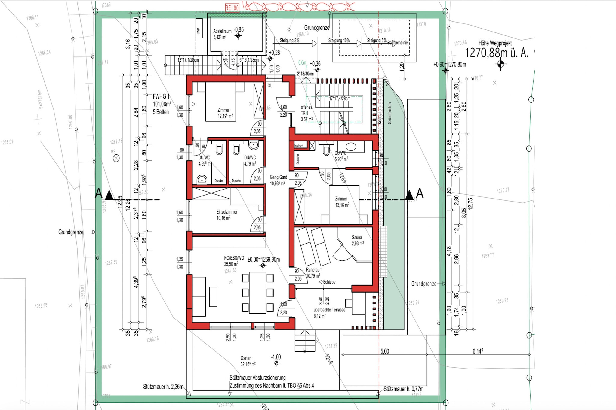 Panoramablick Kaunergrat Premium Suites - Floor plan