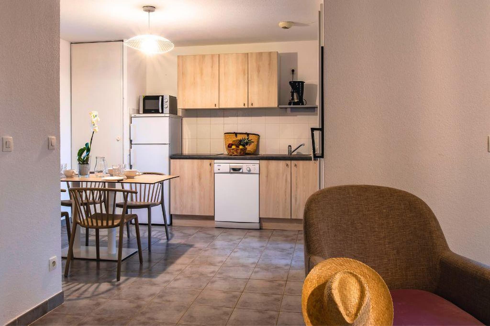 Le Domaine du Golf Maison - HOUSE 1 ROOM MEZZANINE with air conditioner - Keuken
