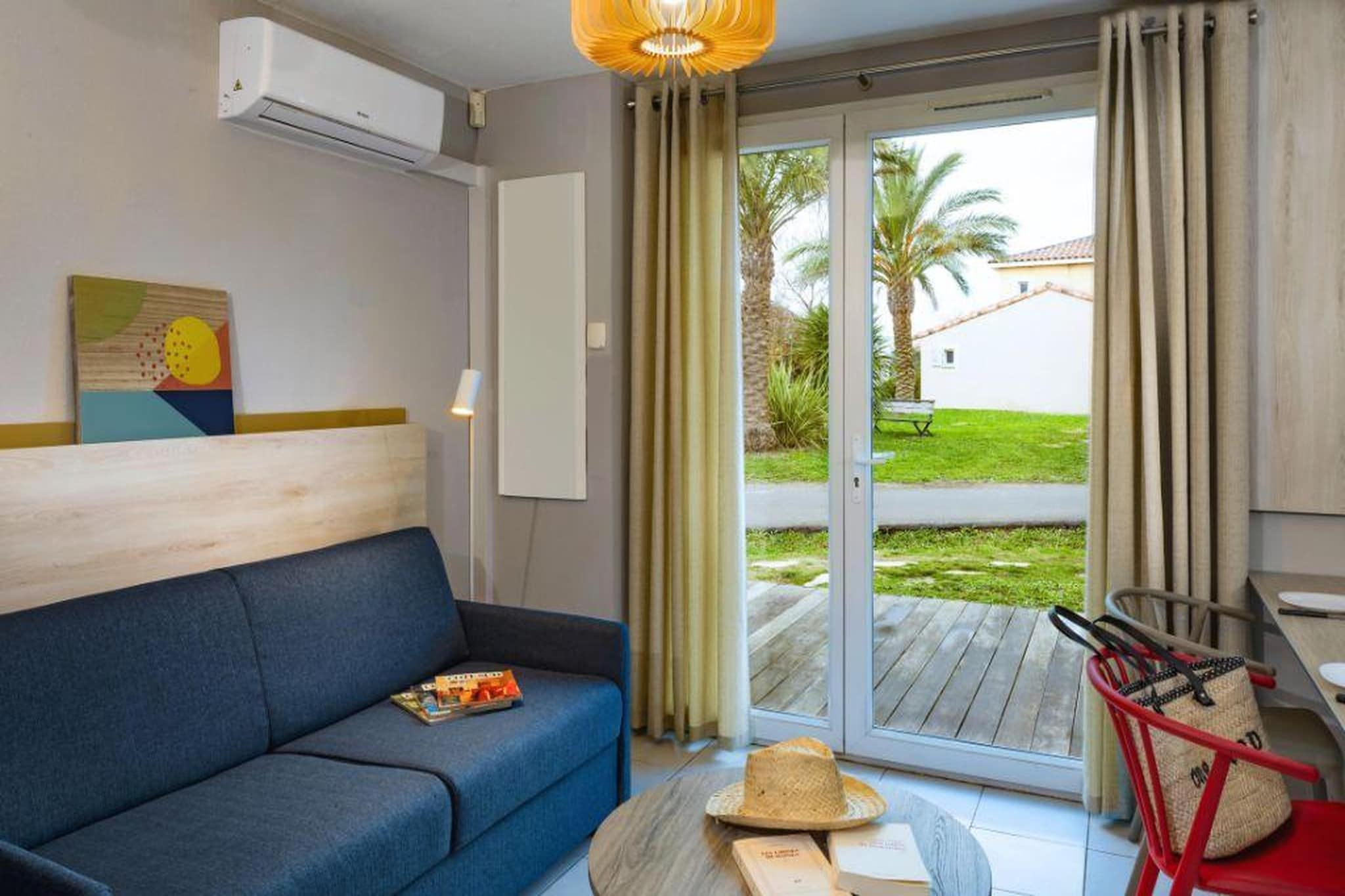 Le Domaine du Golf Maison - HOUSE 1 ROOM MEZZANINE with air conditioner - Woonkamer
