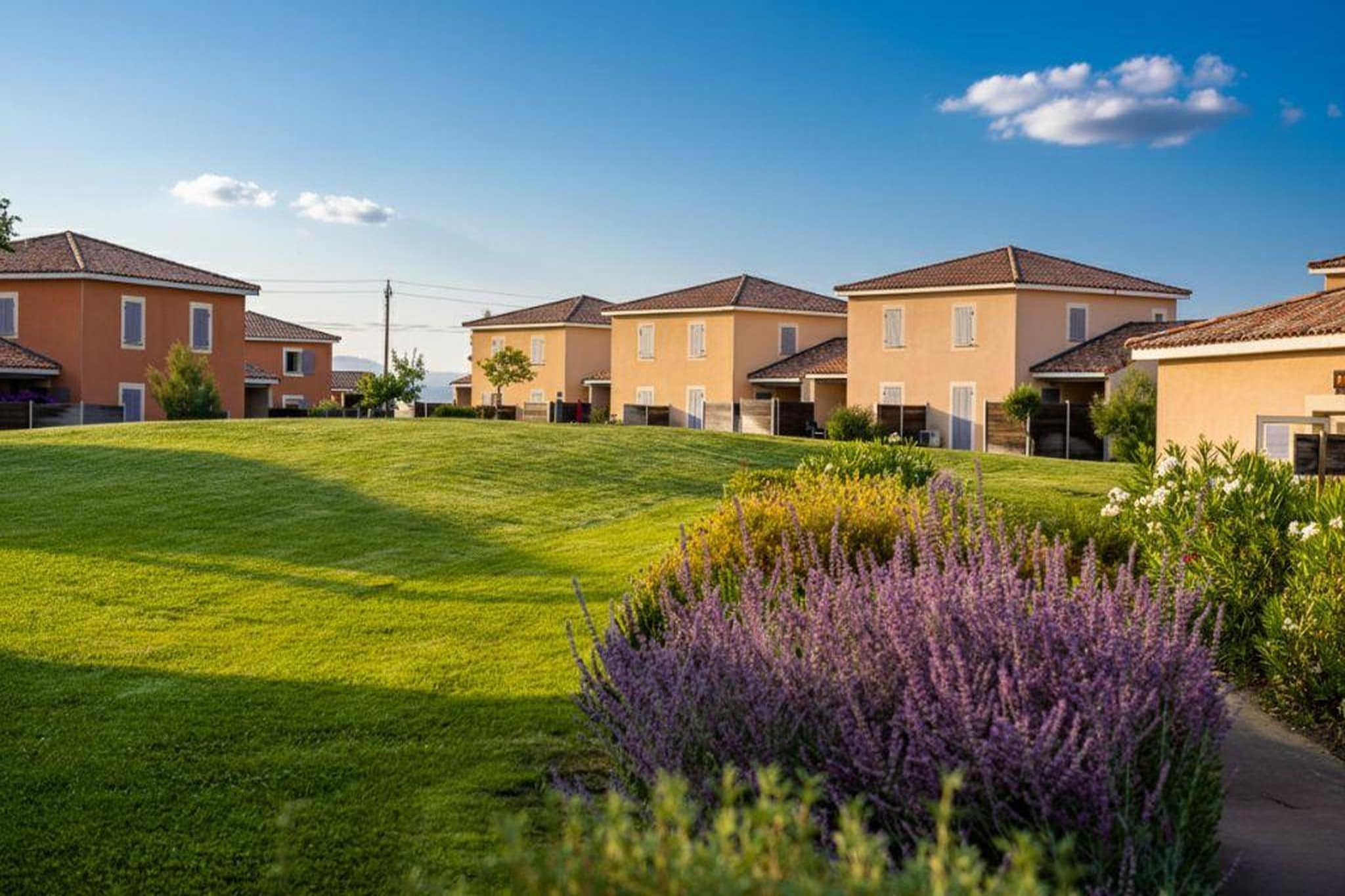 Le Domaine du Golf - VILLA 2 BEDROOMS CONFORT Conditioned ground floor - Tuinen zomer