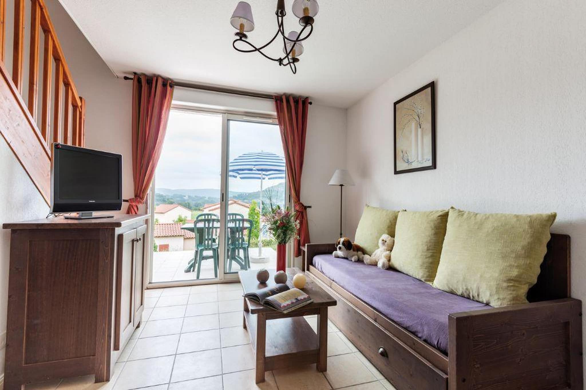 Le Domaine des Cazelles - HOUSE 3 ROOMS IN DUPLEX - Living room