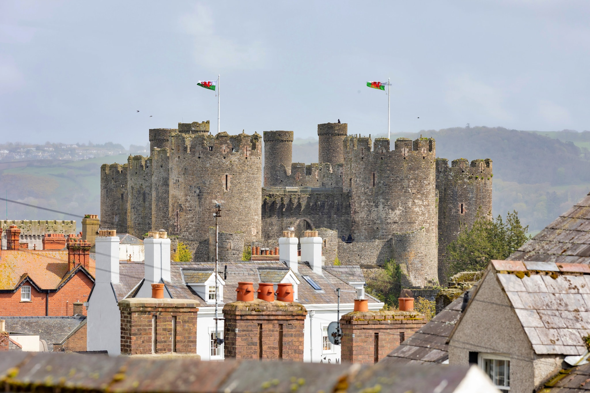 Ty Pen Y Bryn, Castle Views - Uitzicht zomer