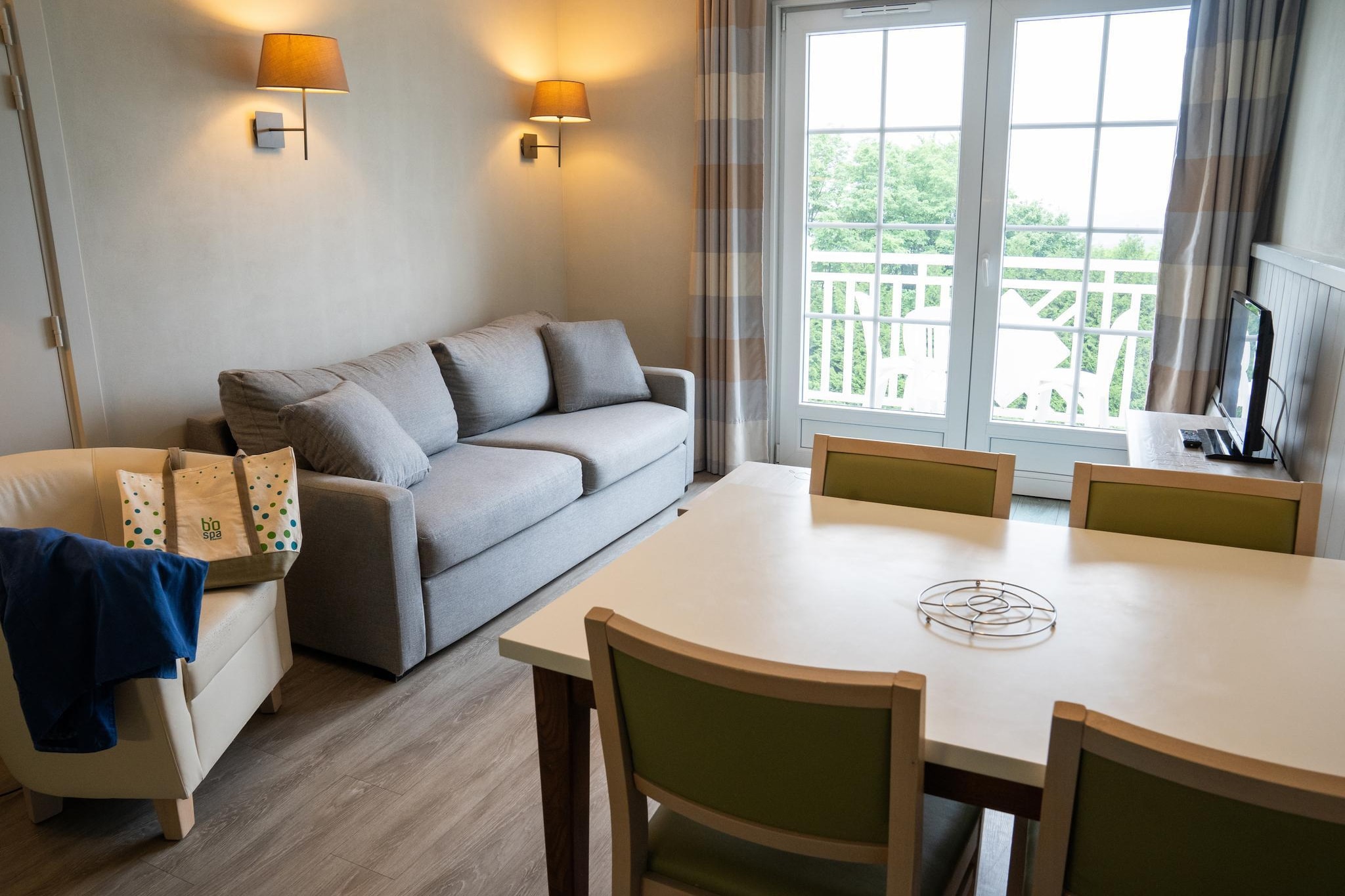 B'O Cottage STUDIO BOULEAU VUE VALLEE - Woonkamer