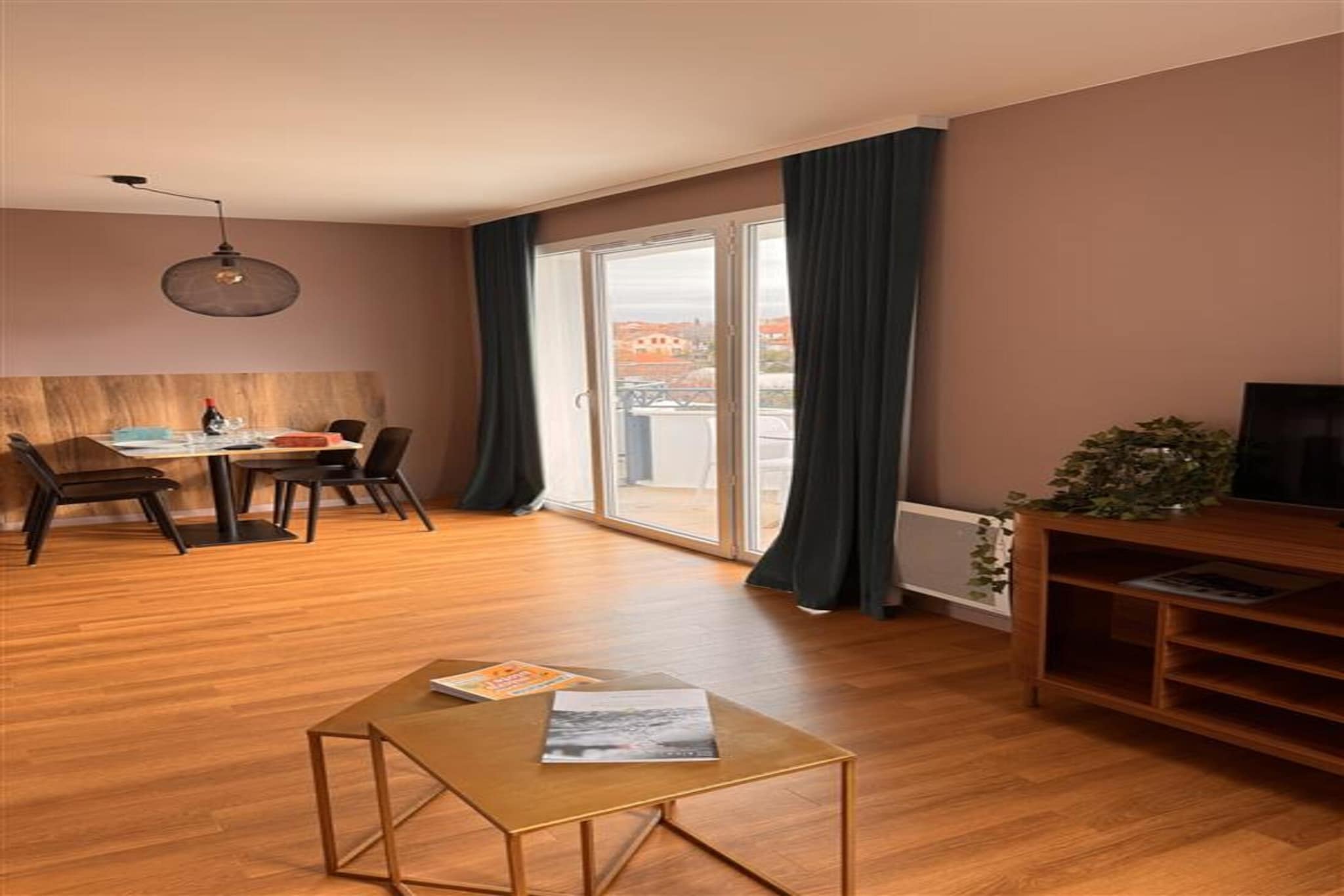 Resort thermal de Châtel-Guyon Studio ALOU - Standard with bath - Woonkamer