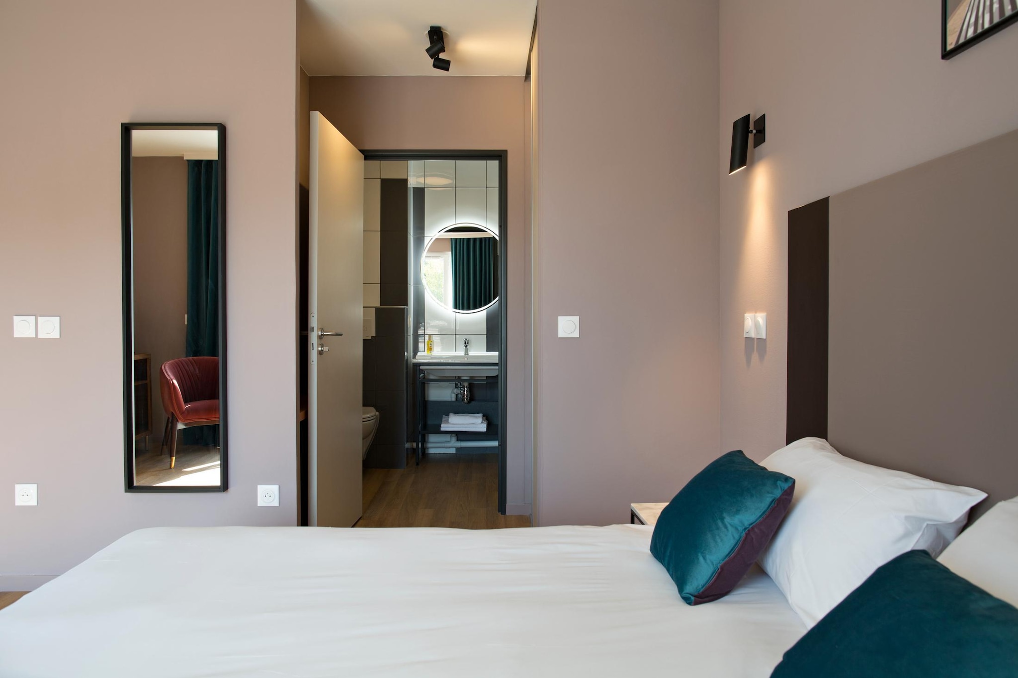 Resort thermal de Châtel-Guyon Apartment DOME - Superior with bath - Slaapkamer