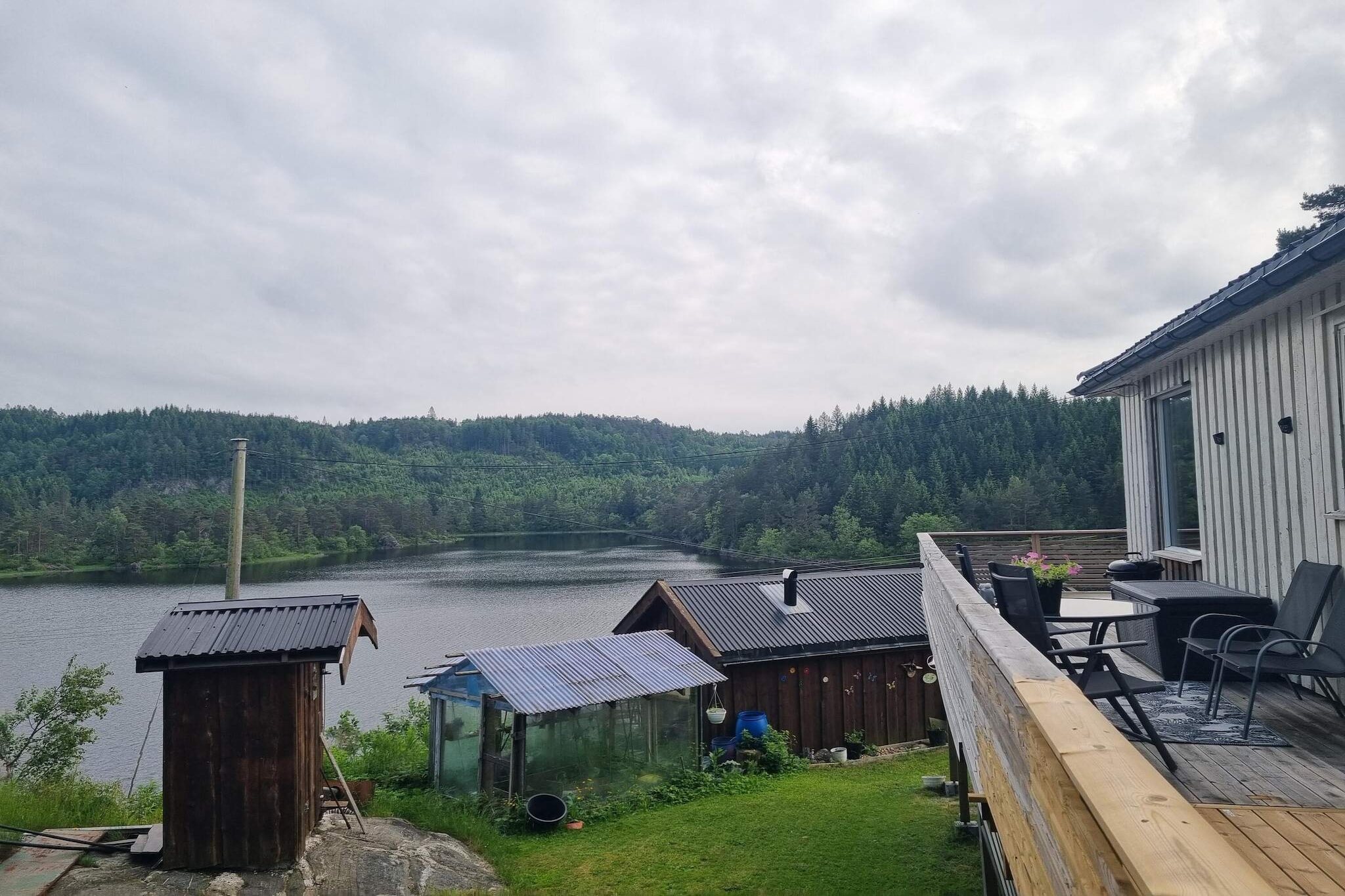 6 Personen vakantie huis in Øyslebø - Buitenlucht