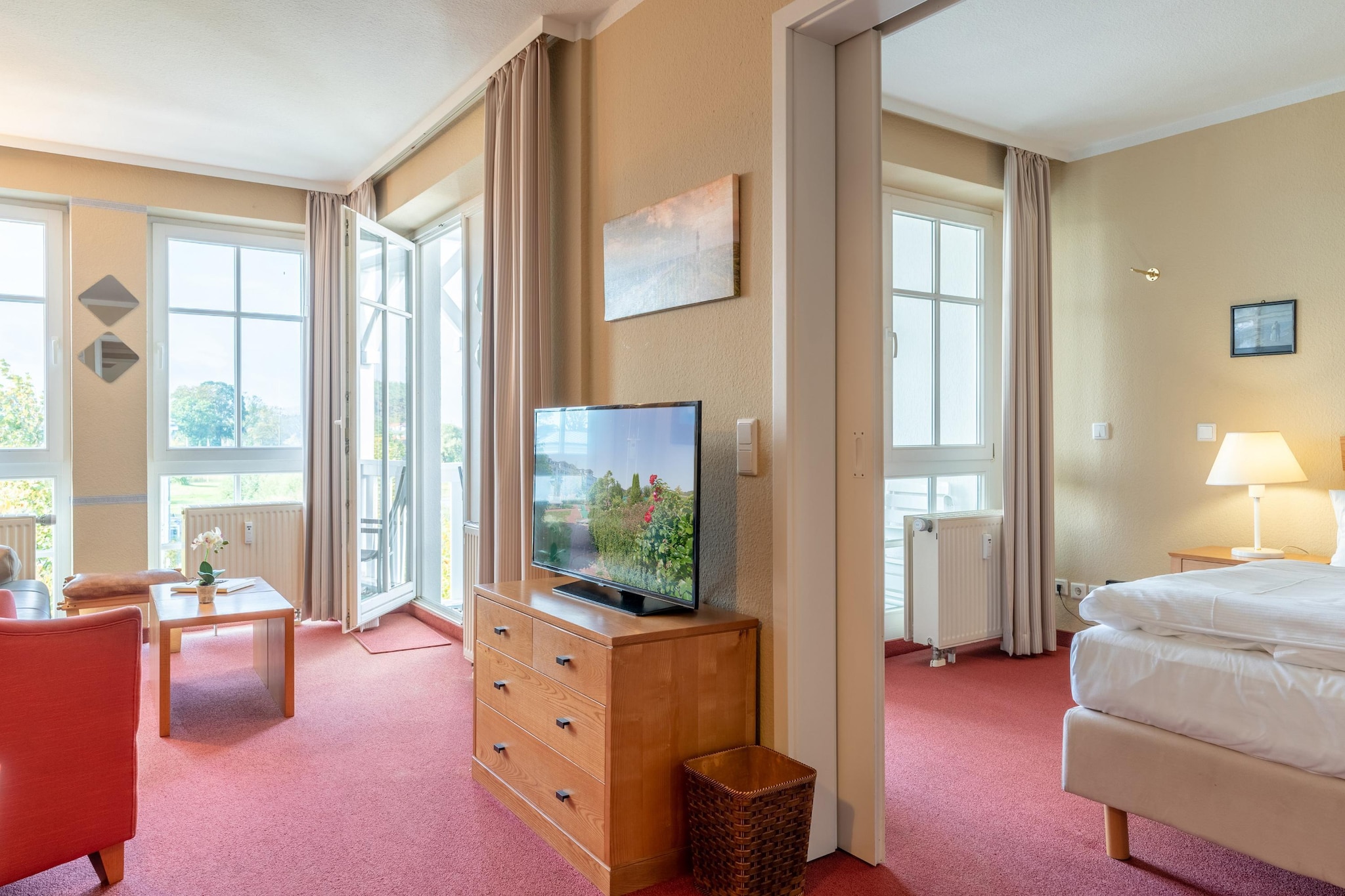 Typ Q - Fewo Nr 355 im Seepark Sellin - Woonkamer