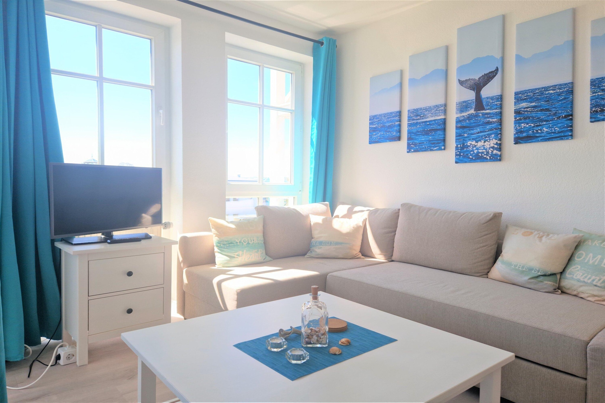 Typ Q - Fewo Nr 444 im Seepark Sellin - Woonkamer